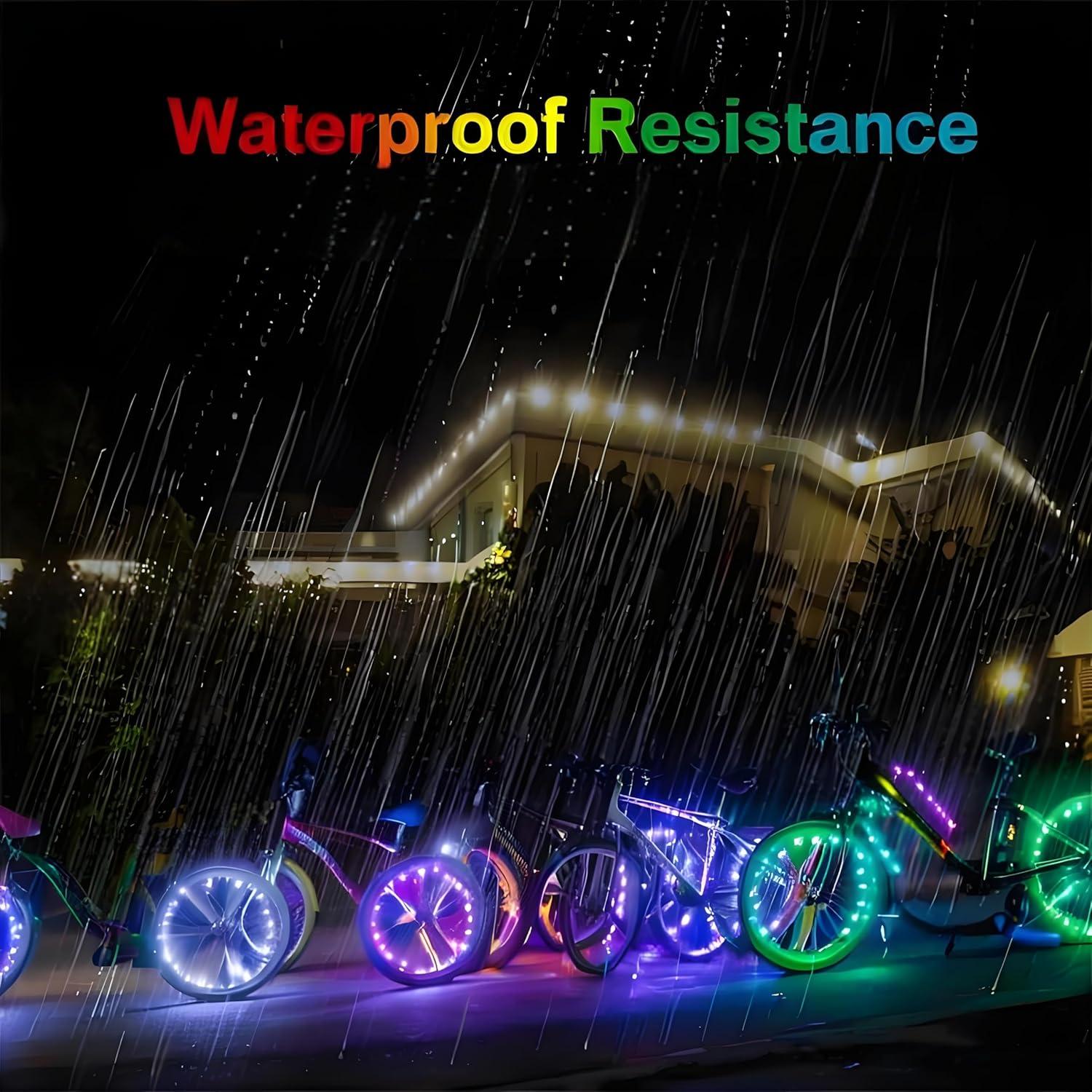 Luces LED para Ruedas de Bicicleta KIRIKIT - Paquete de 2, IP65