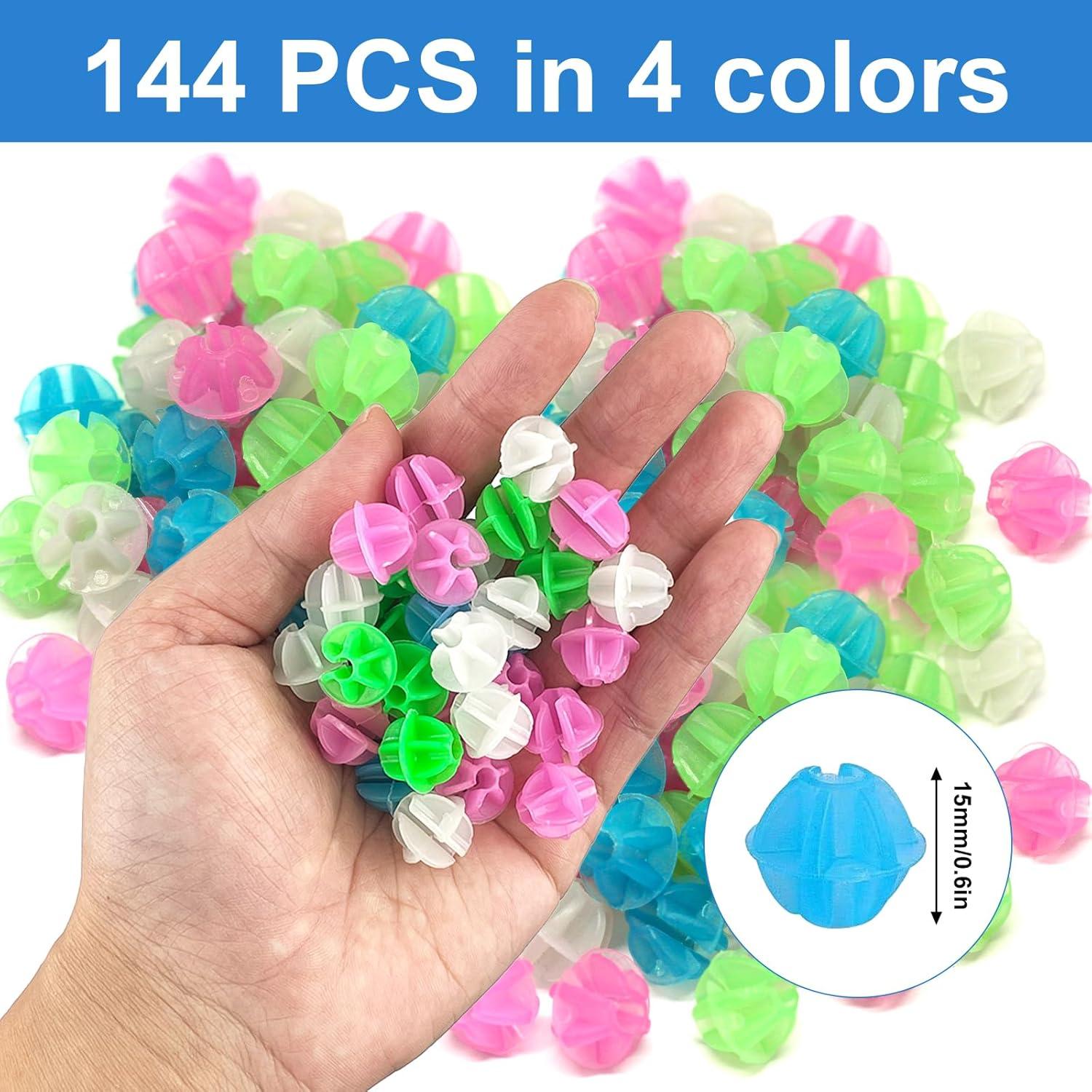 144 Perlas de Radios de Bicicleta ZooviHyvi Multicolor