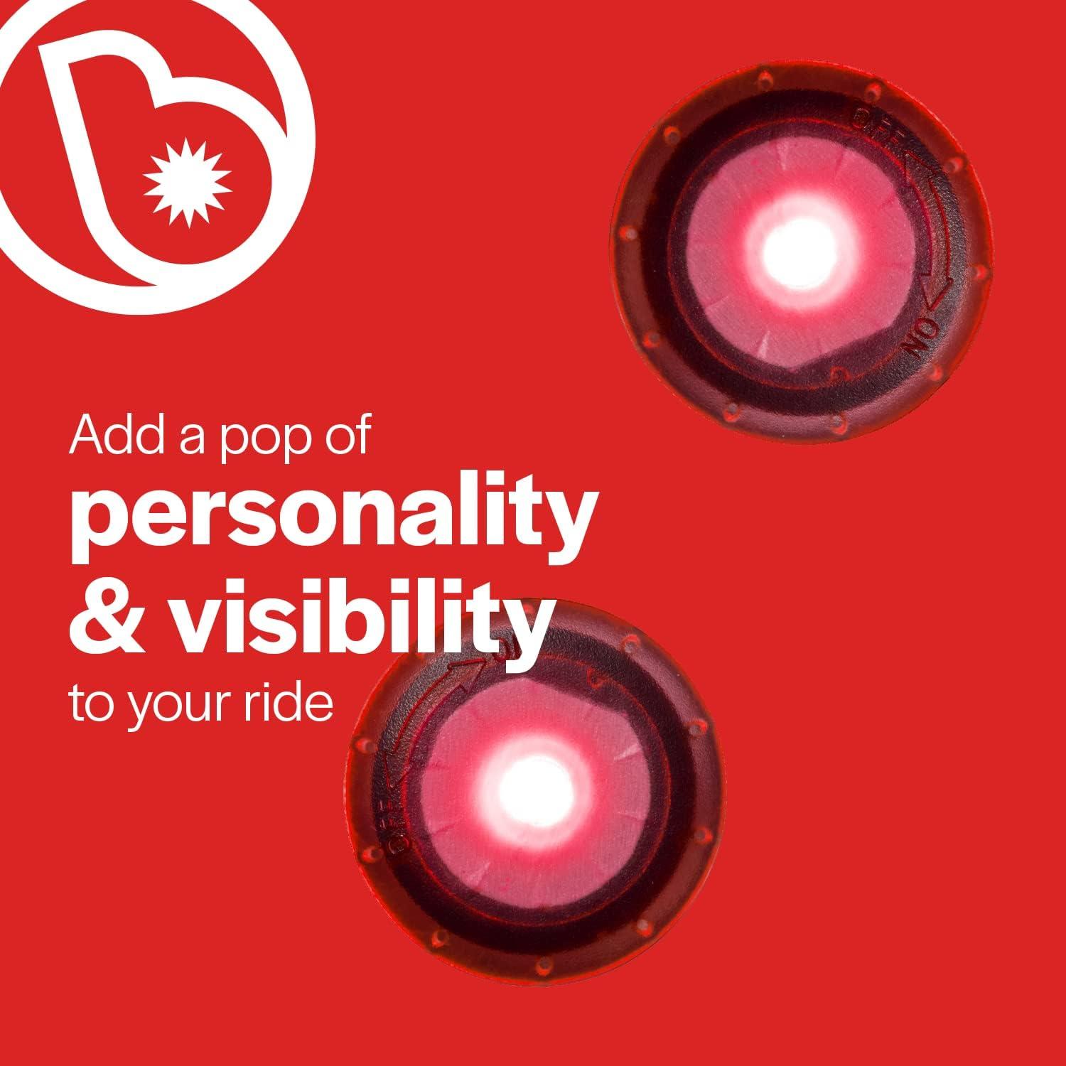 Luces LED para Radios de Bicicleta Brightz Orbit - Rojo