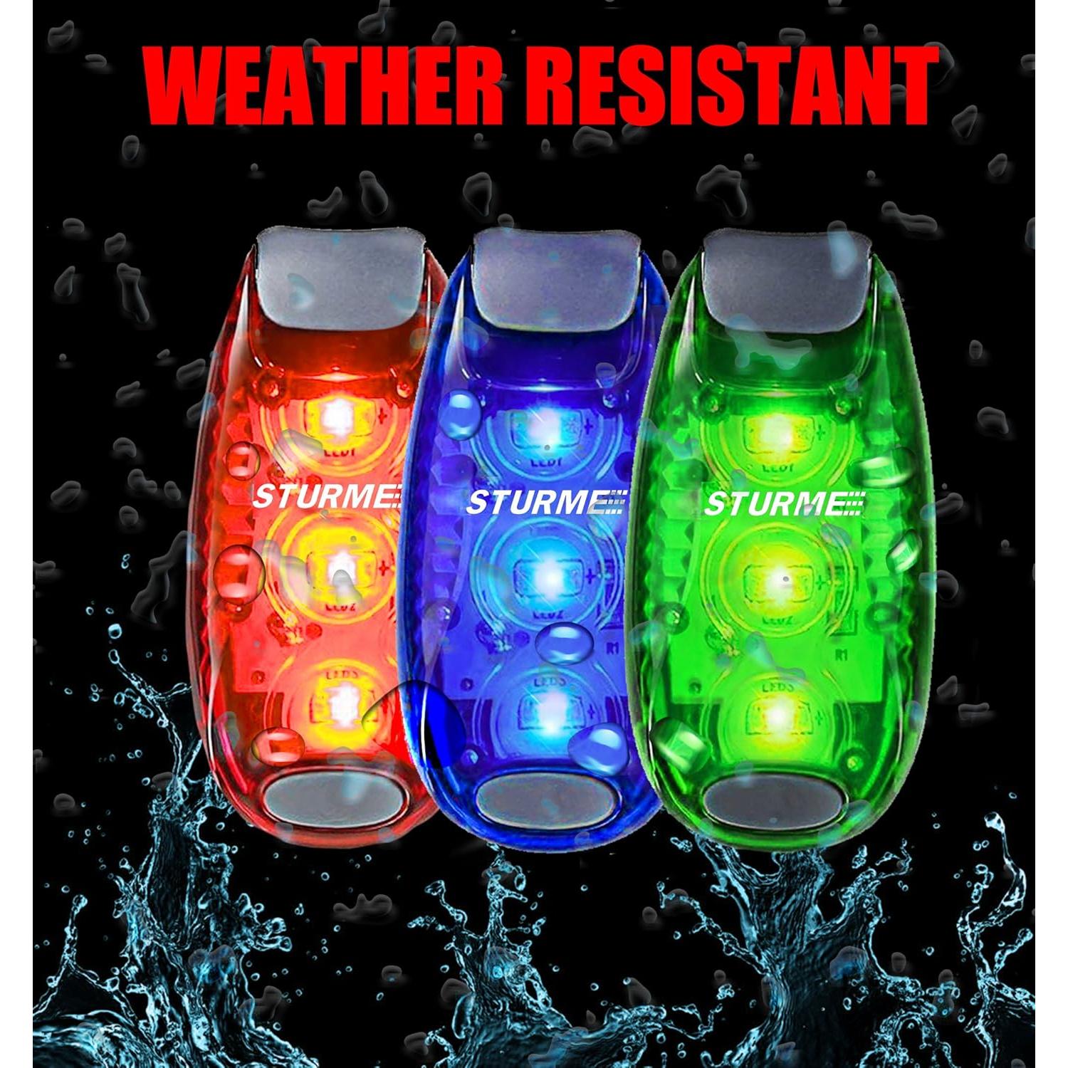 Luces de Seguridad LED STURME 4 Pack con Baterías y Clip