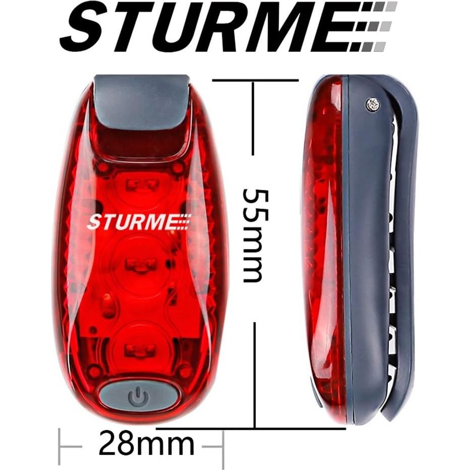 Luces de Seguridad LED STURME 4 Pack con Baterías y Clip