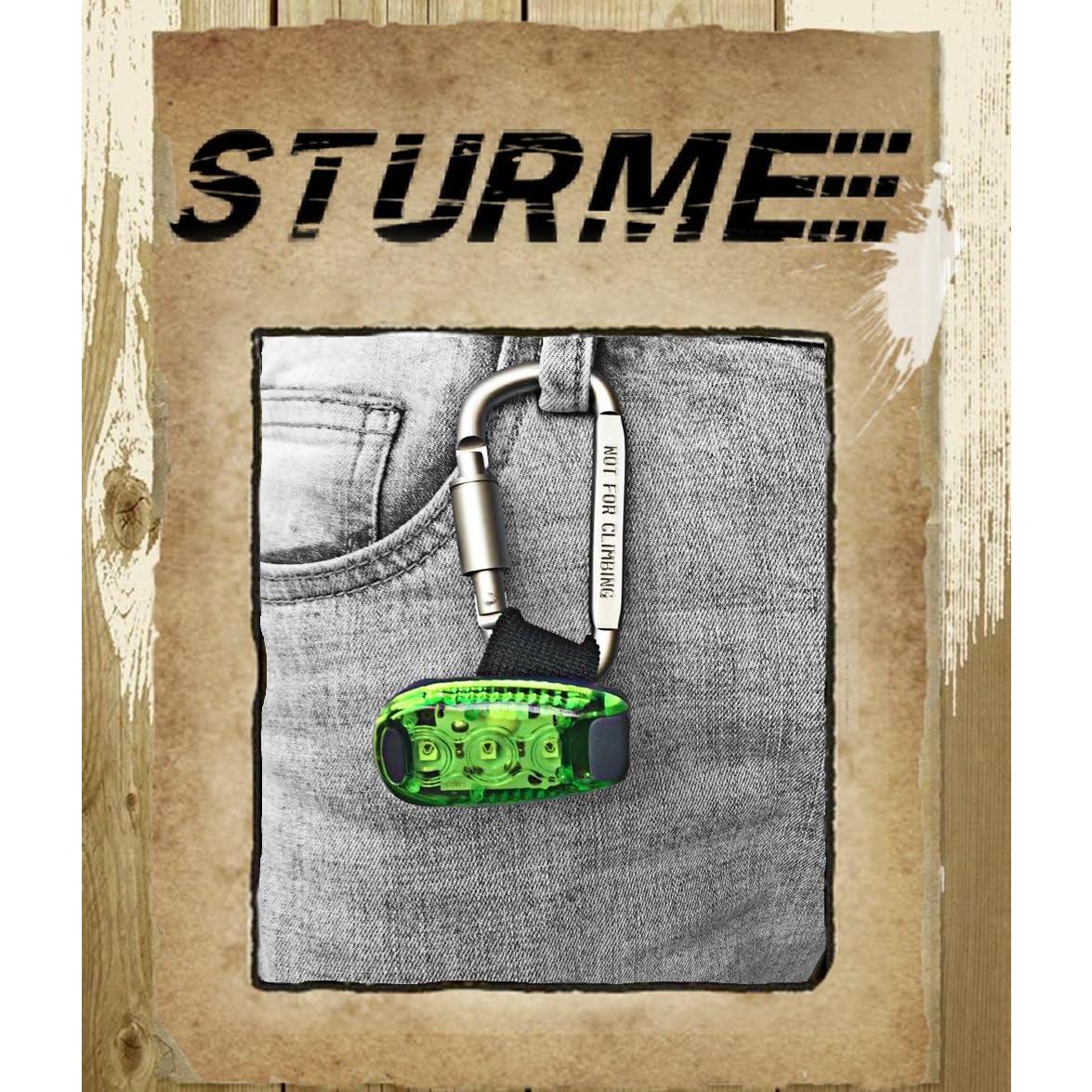 Luces de Seguridad LED STURME 4 Pack con Baterías y Clip