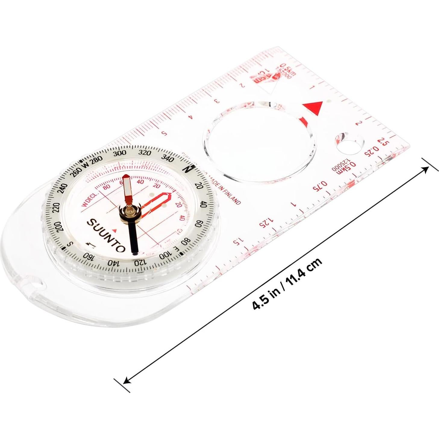 Brújula Suunto A-30 para Senderismo - Compacta y Precisa