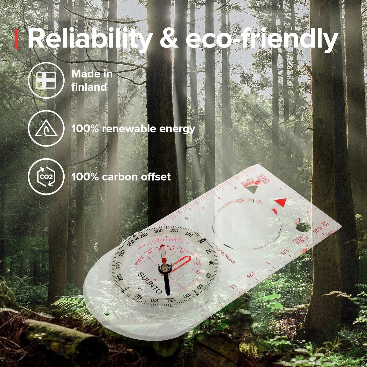 Brújula Suunto A-30 para Senderismo - Compacta y Precisa