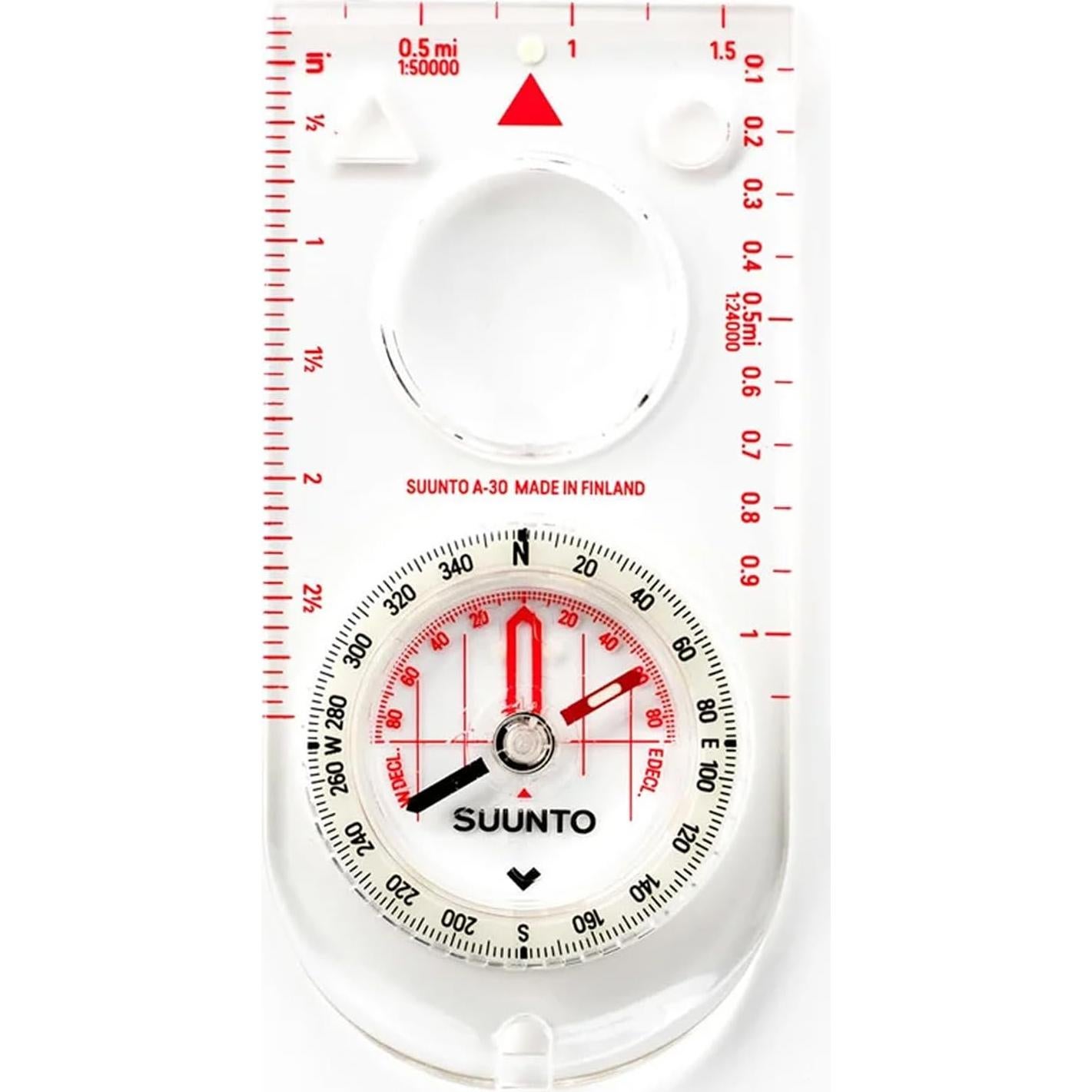 Brújula Suunto A-30 para Senderismo - Compacta y Precisa