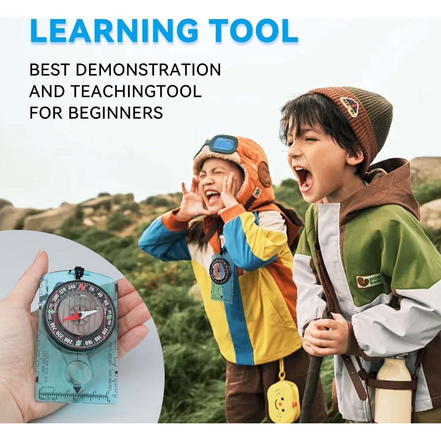 Brújula de Supervivencia HKDiRedy DC361 para Niños - Camping y Senderismo