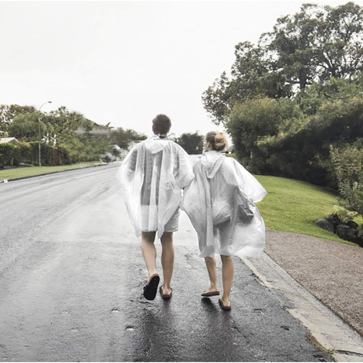 Ponchos de Lluvia Desechables Annifree - 6 Paquete Impermeables