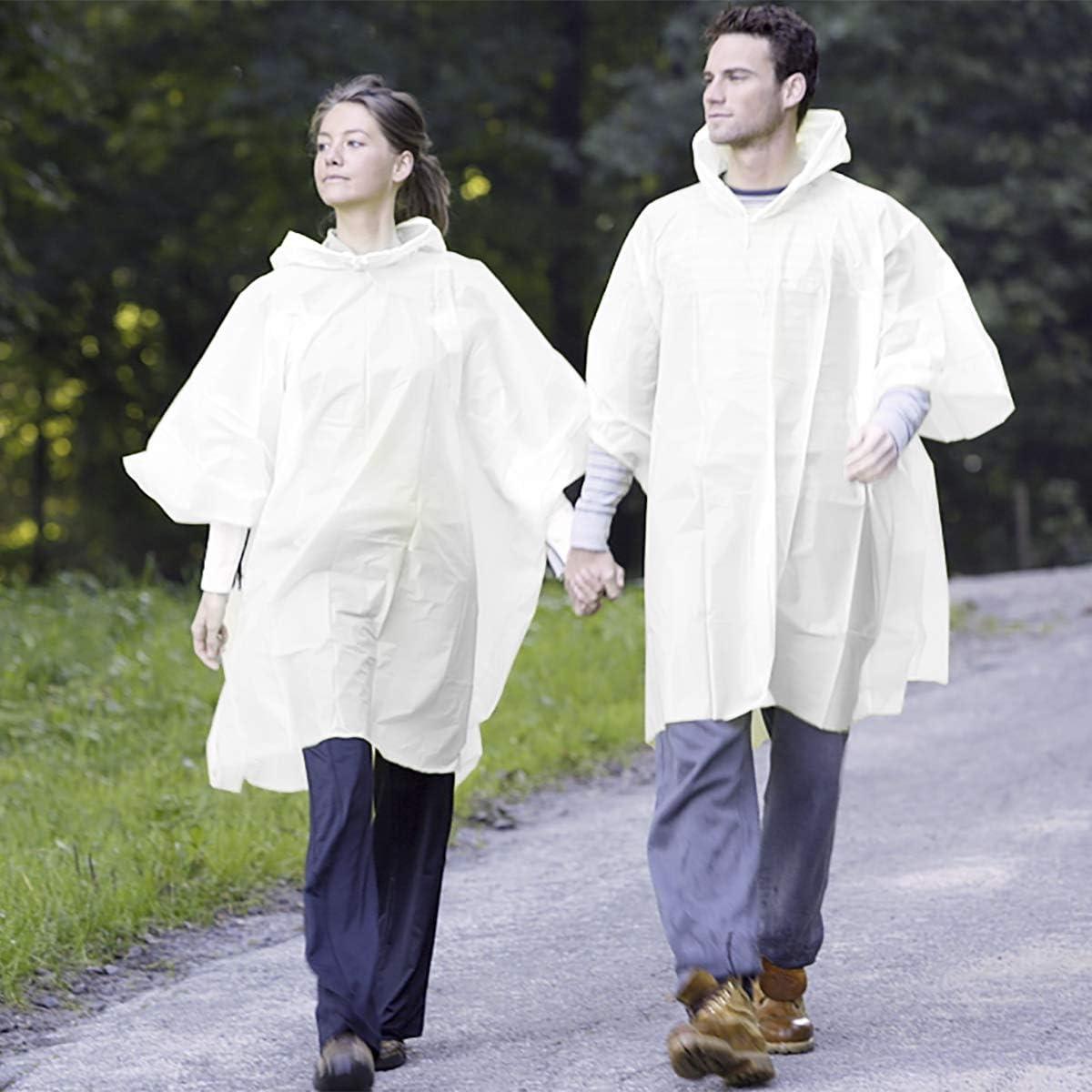 Ponchos de Lluvia Desechables Annifree - 6 Paquete Impermeables