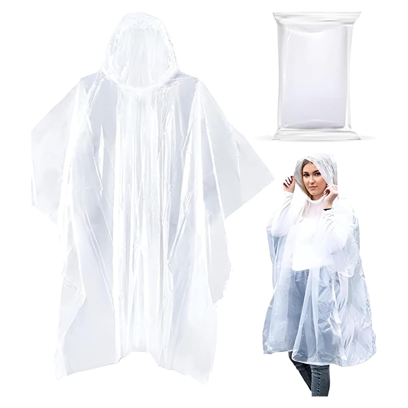 Paquete de 20 Ponchos Desechables Noe & Malu 100% Impermeables