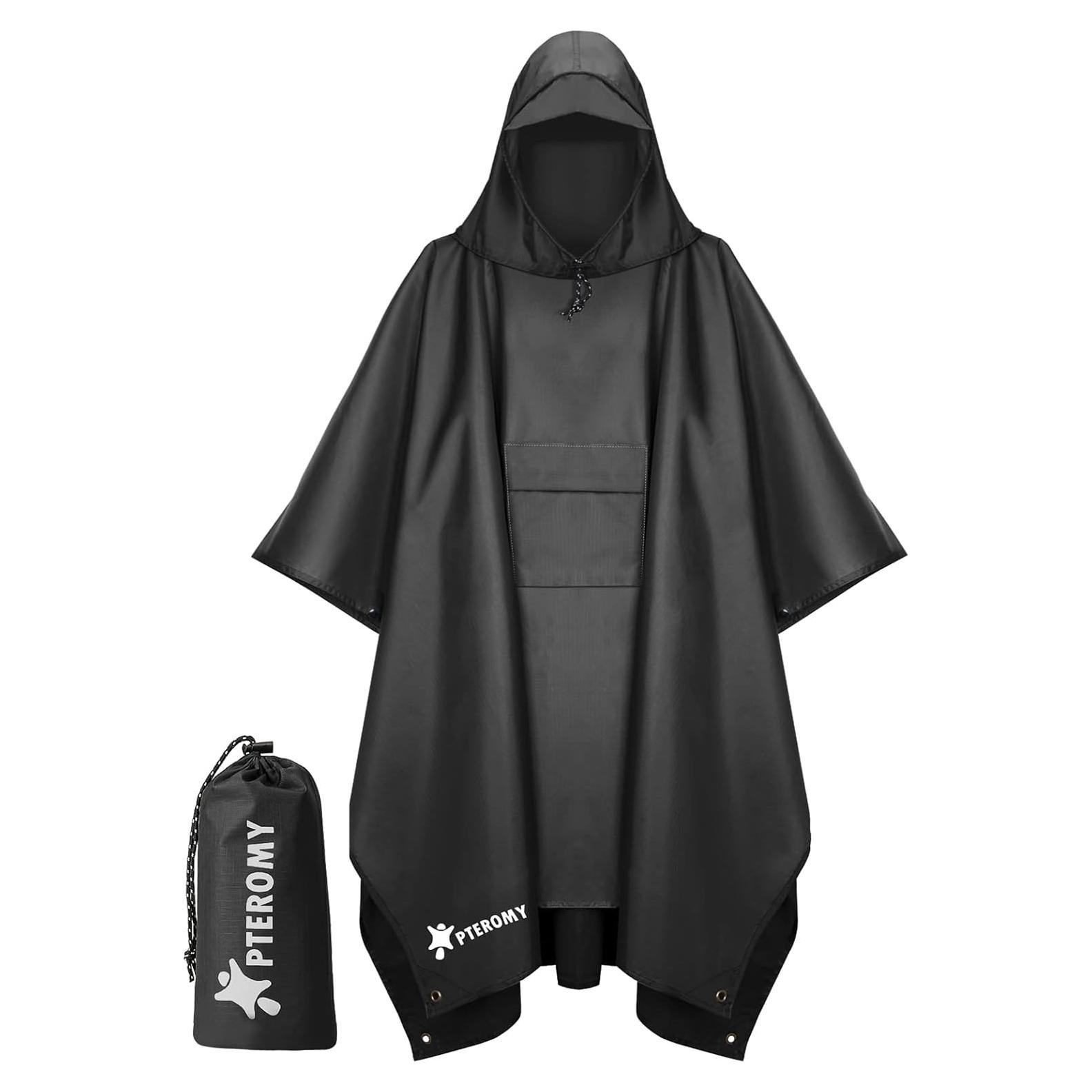 Poncho de Lluvia PTEROMY Unisex Impermeable 1.43x2.18m