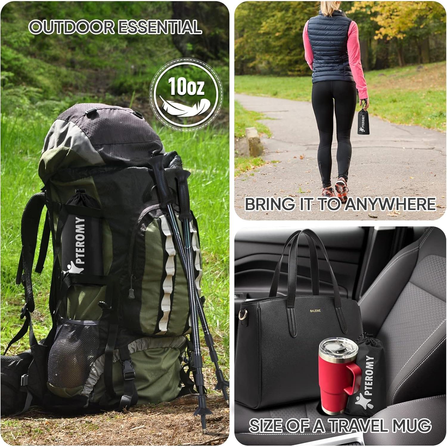 Poncho de Lluvia PTEROMY Unisex Impermeable 1.43x2.18m