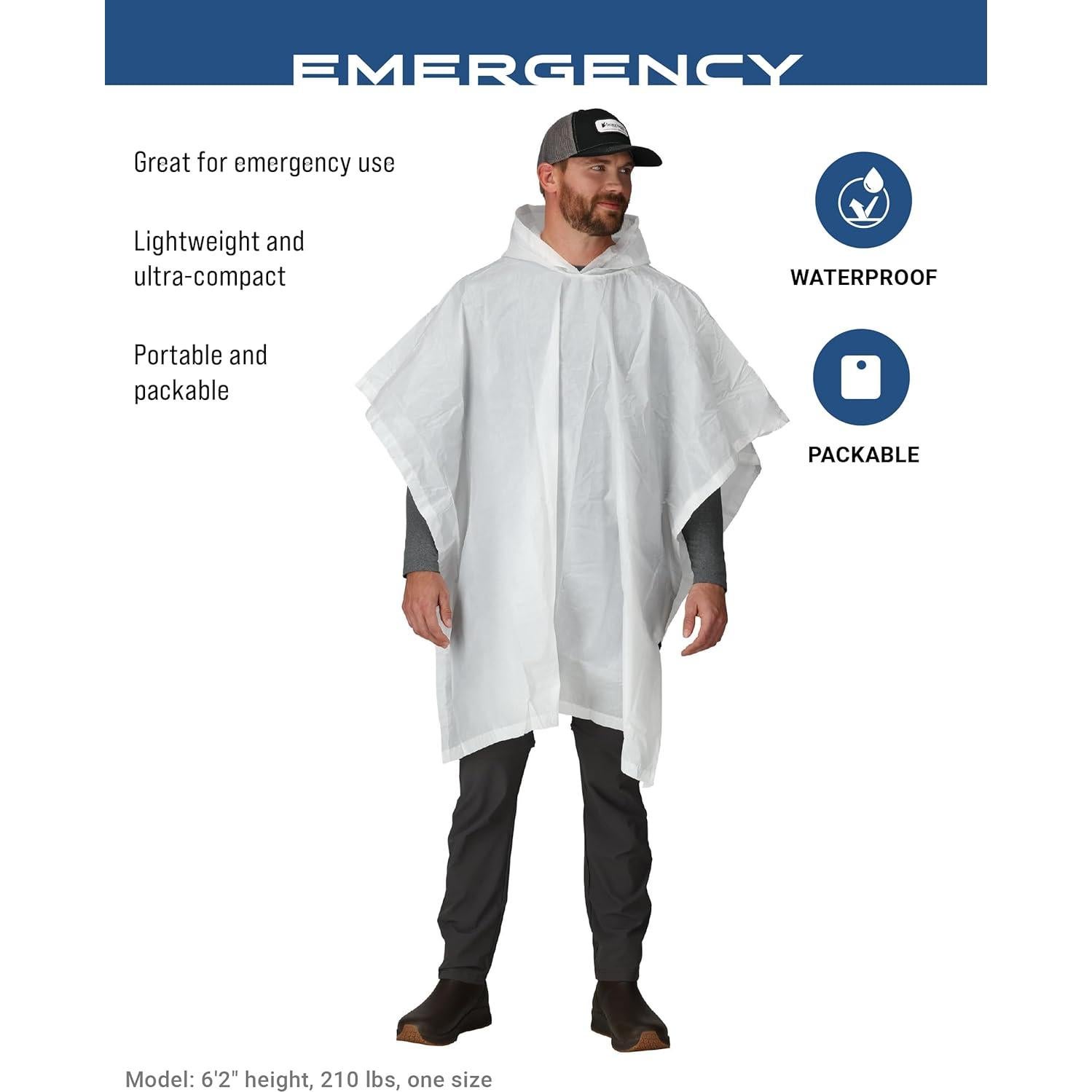 Poncho de Emergencia FROGG TOGGS Ultra-Lite Talla Única