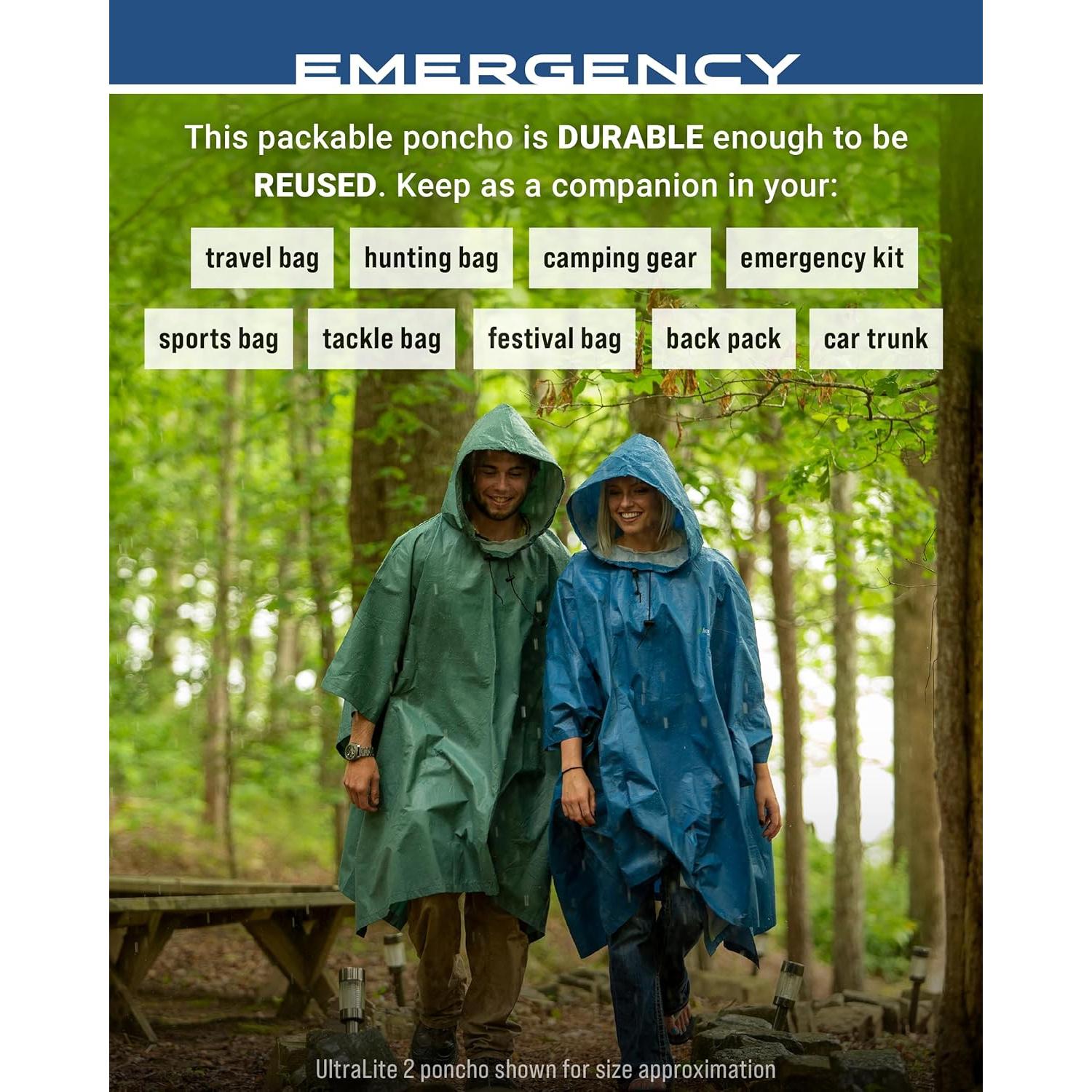 Poncho de Emergencia FROGG TOGGS Ultra-Lite Talla Única