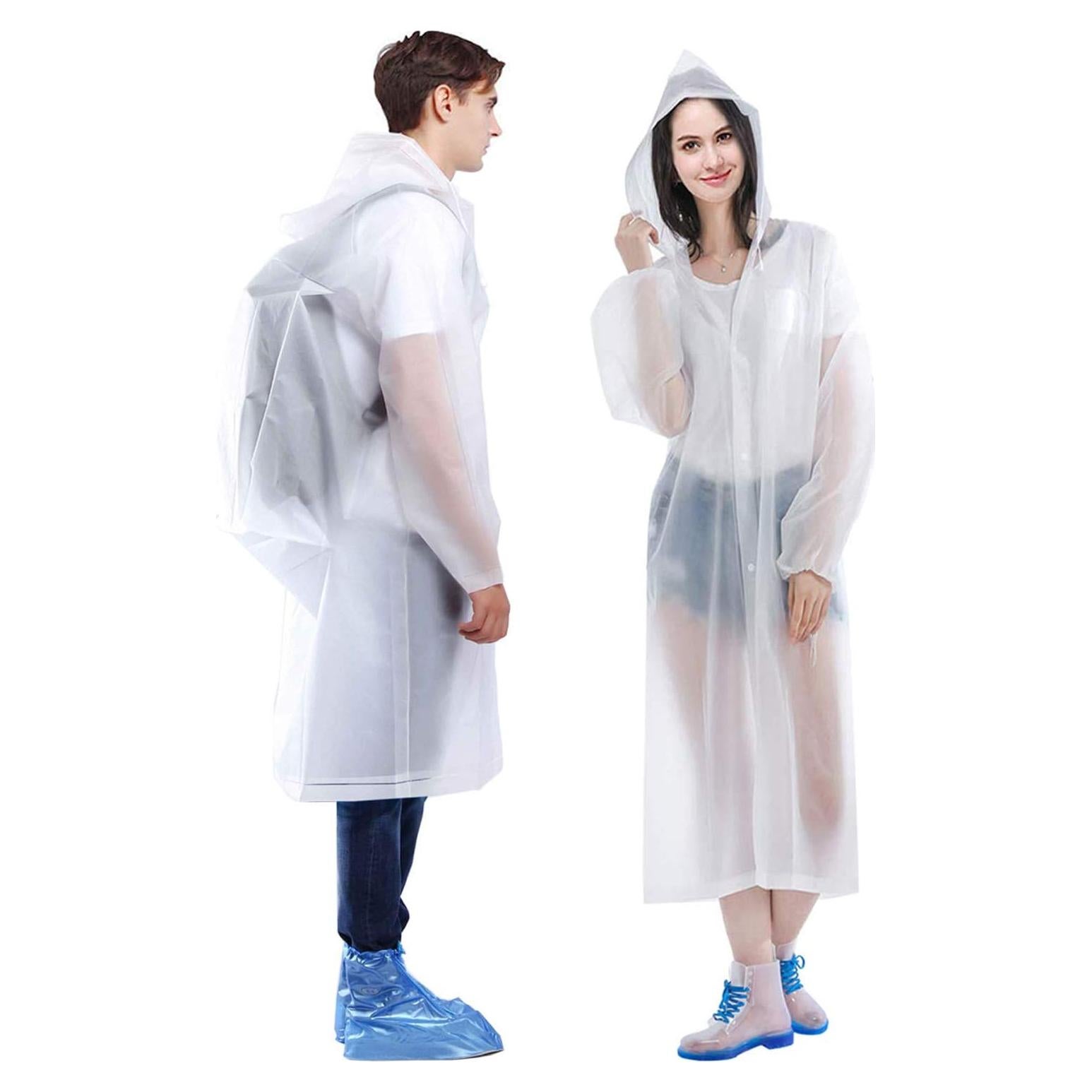 Ponchos de Lluvia Impermeables HLKZONE para Adultos - Talla Única