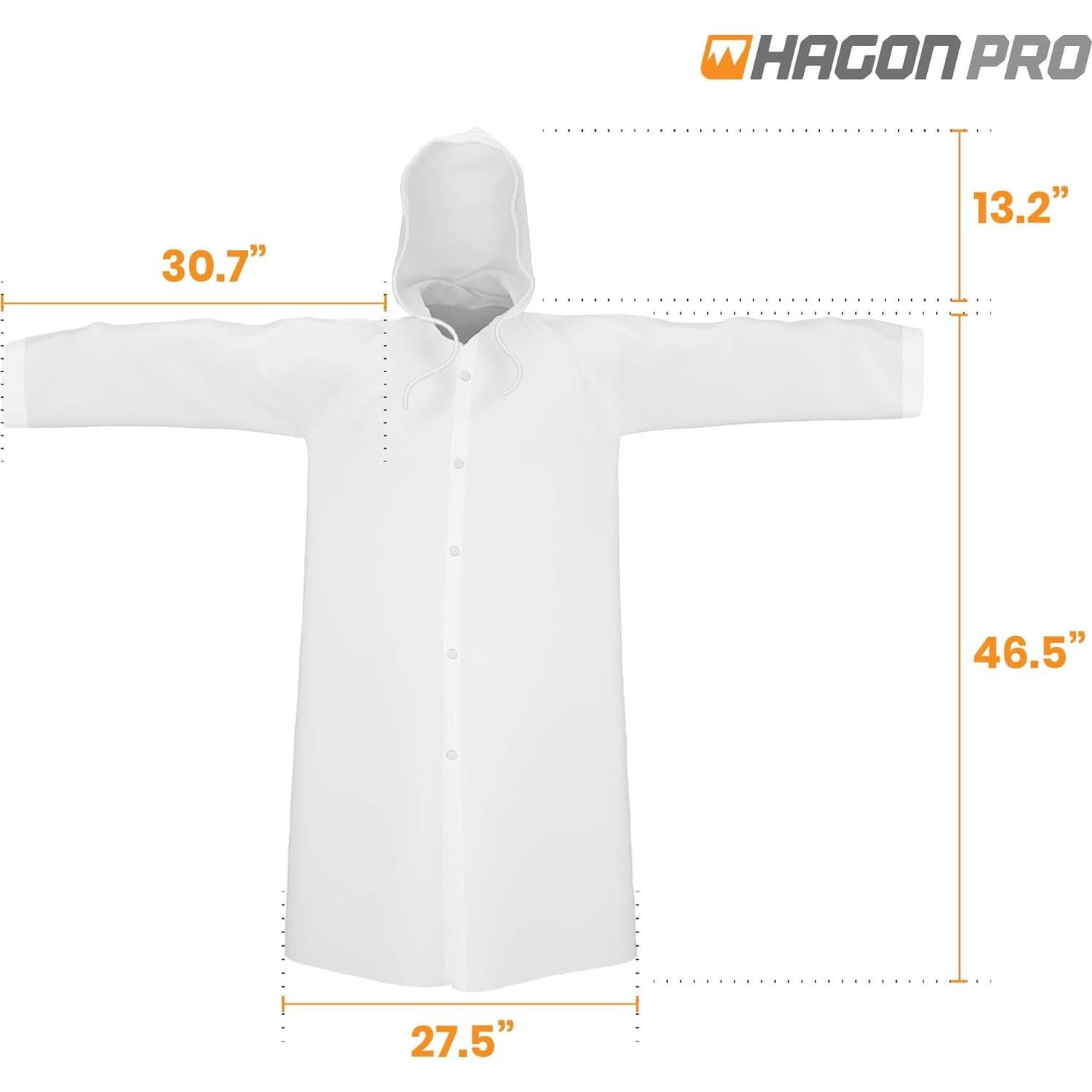 Set de Chaquetas de Lluvia Hagon PRO - 2 Unidades Impermeables