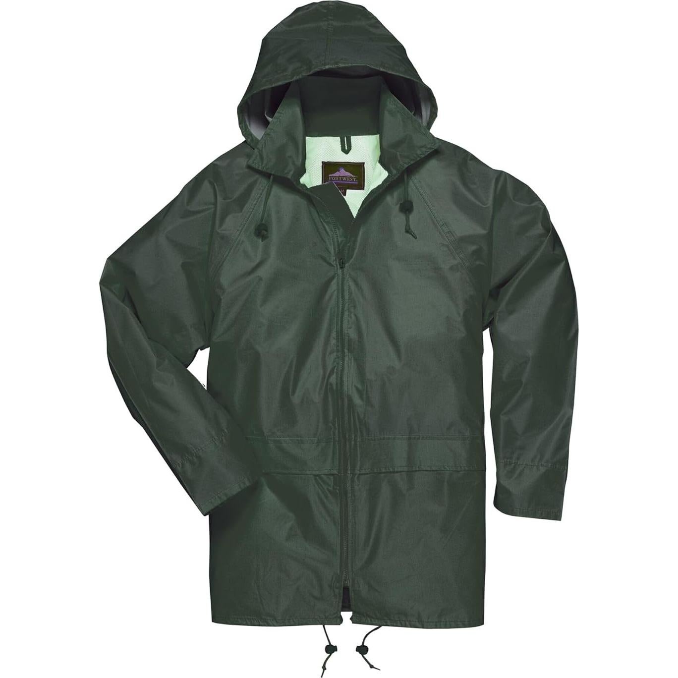 Chaqueta de Lluvia Impermeable Portwest US440 Verde Oliva M