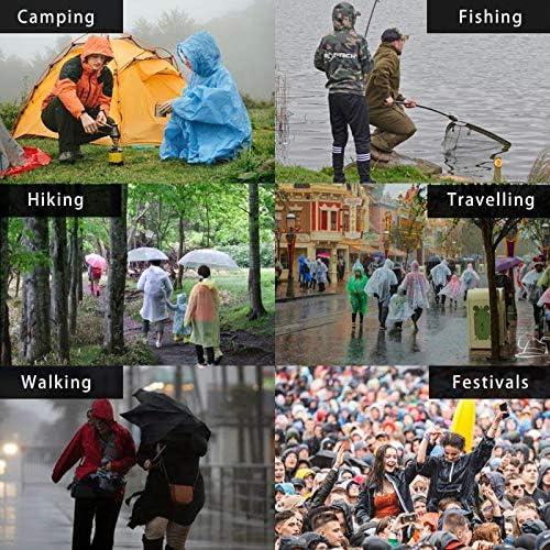 Poncho de Lluvia Impermeable Unisex Salamra con Capucha