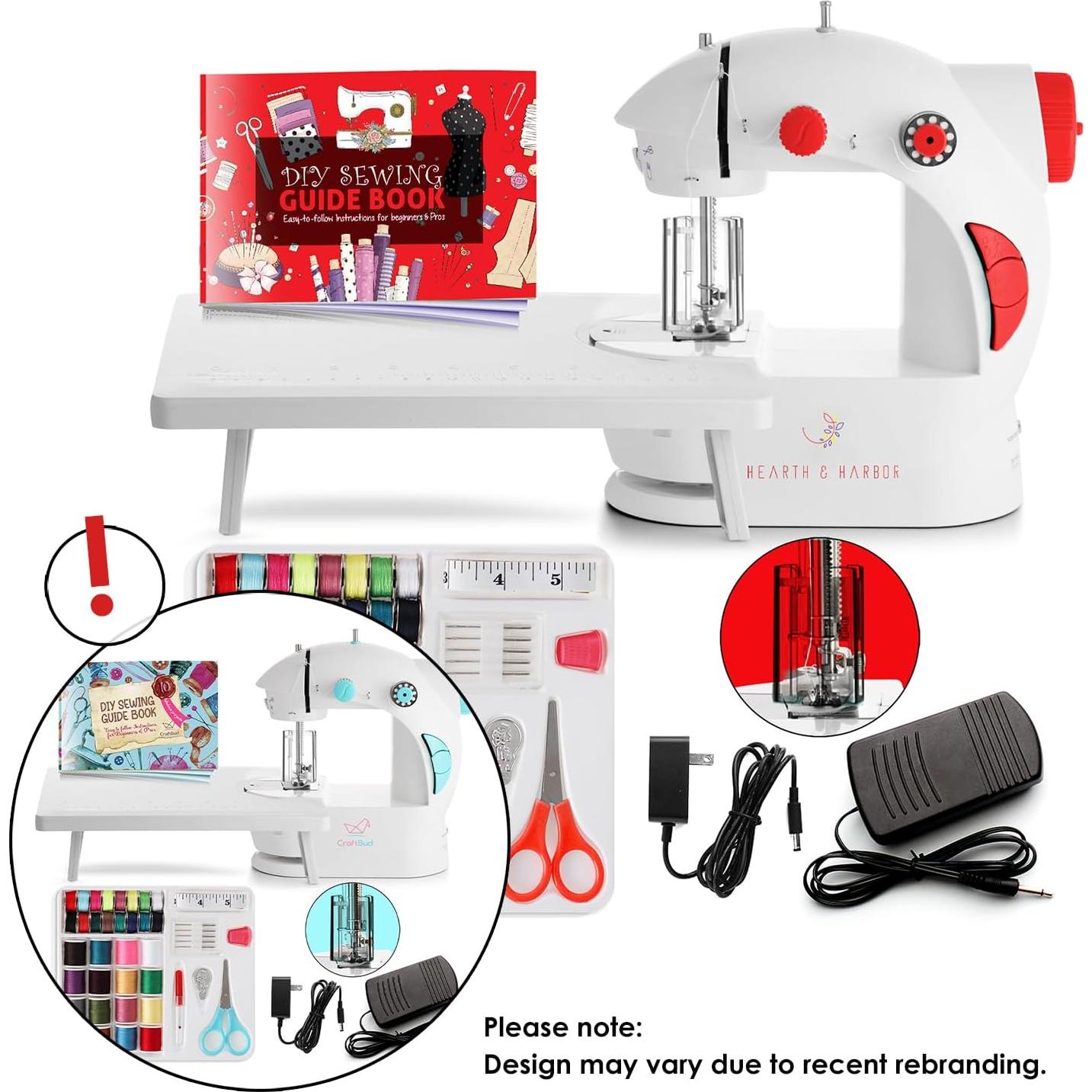 Mini Máquina de Coser Portátil Hearth & Harbor 0.91 kg