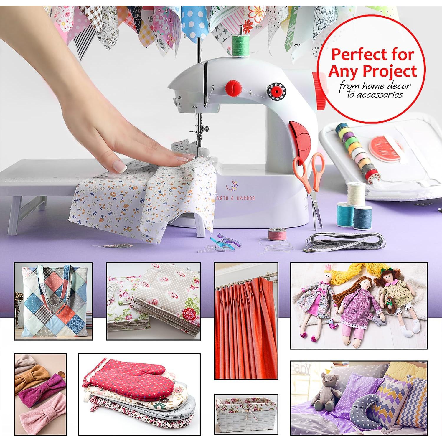 Mini Máquina de Coser Portátil Hearth & Harbor 0.91 kg