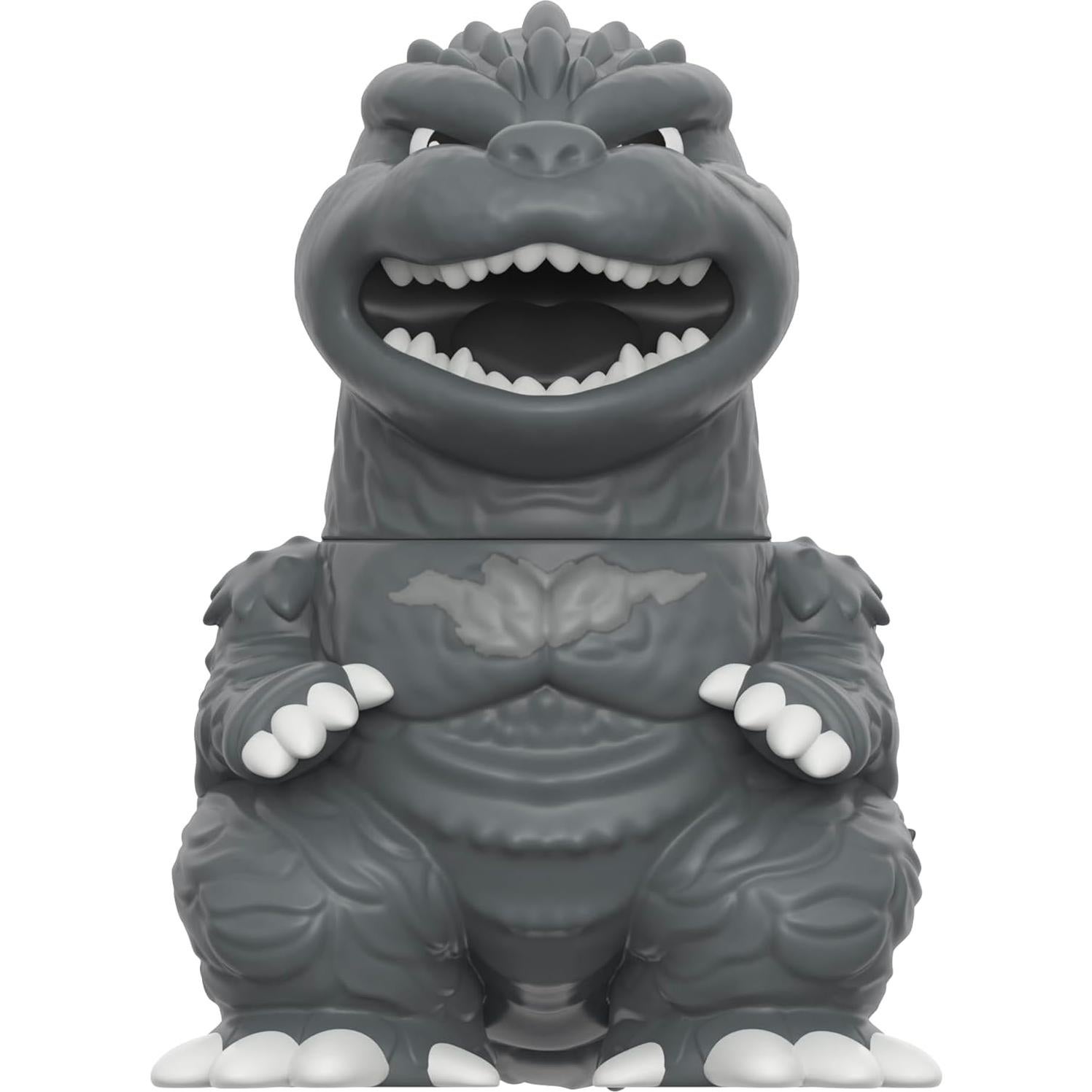 Figura de acción Godzilla Super7 12.7 cm Escala de grises