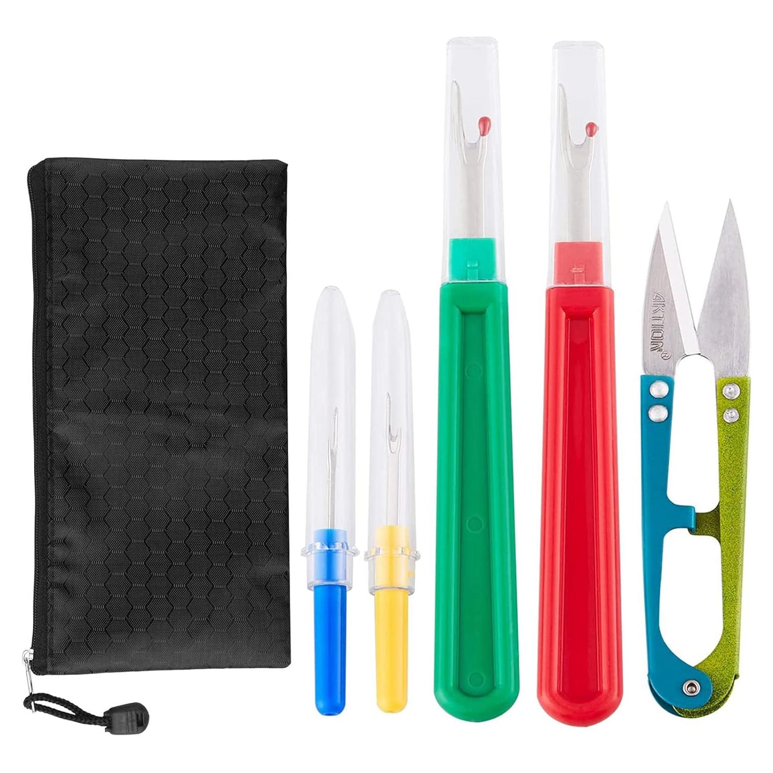 Kit de Descosedores y Tijeras de Costura CampTek - 5 Piezas