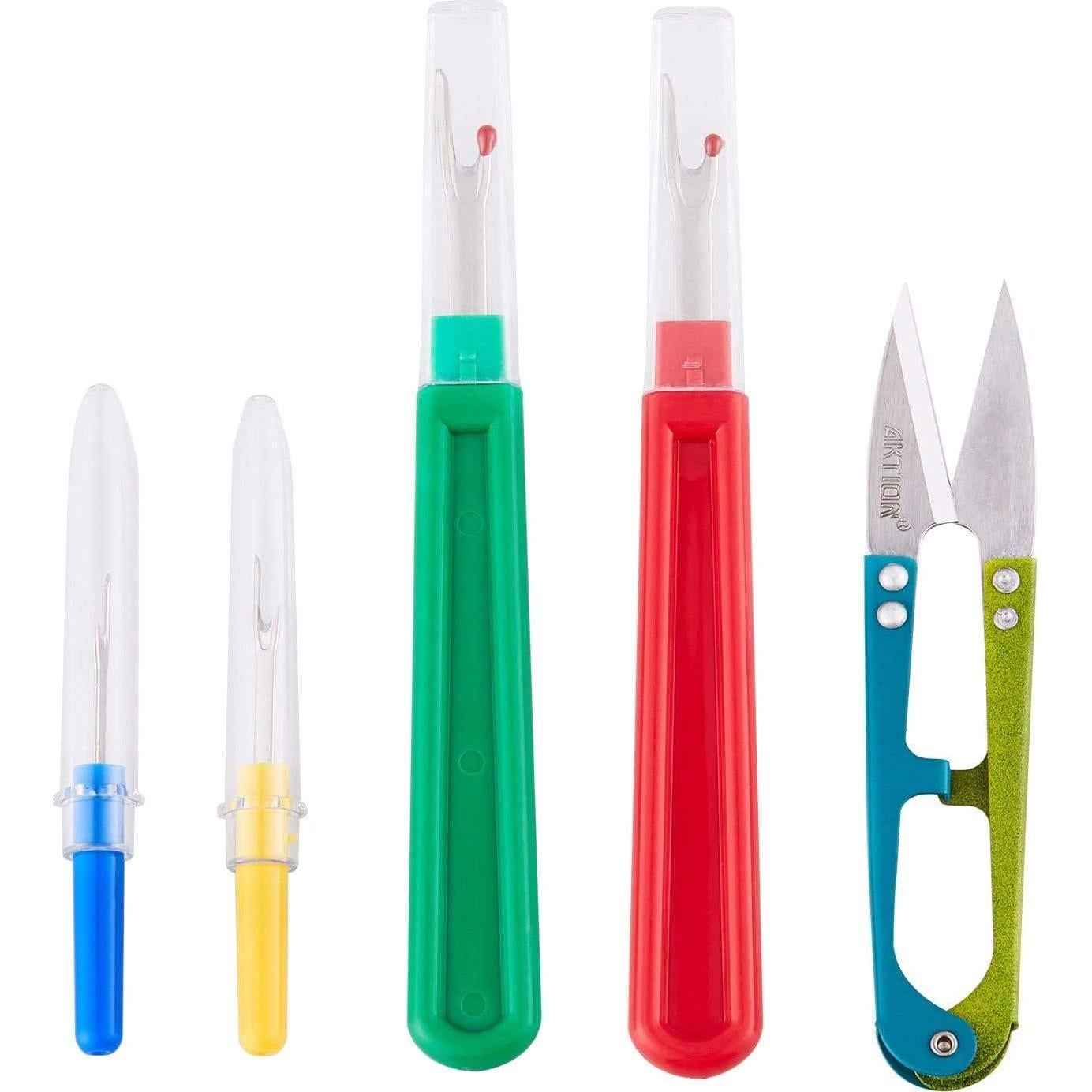 Kit de Descosedores y Tijeras de Costura CampTek - 5 Piezas