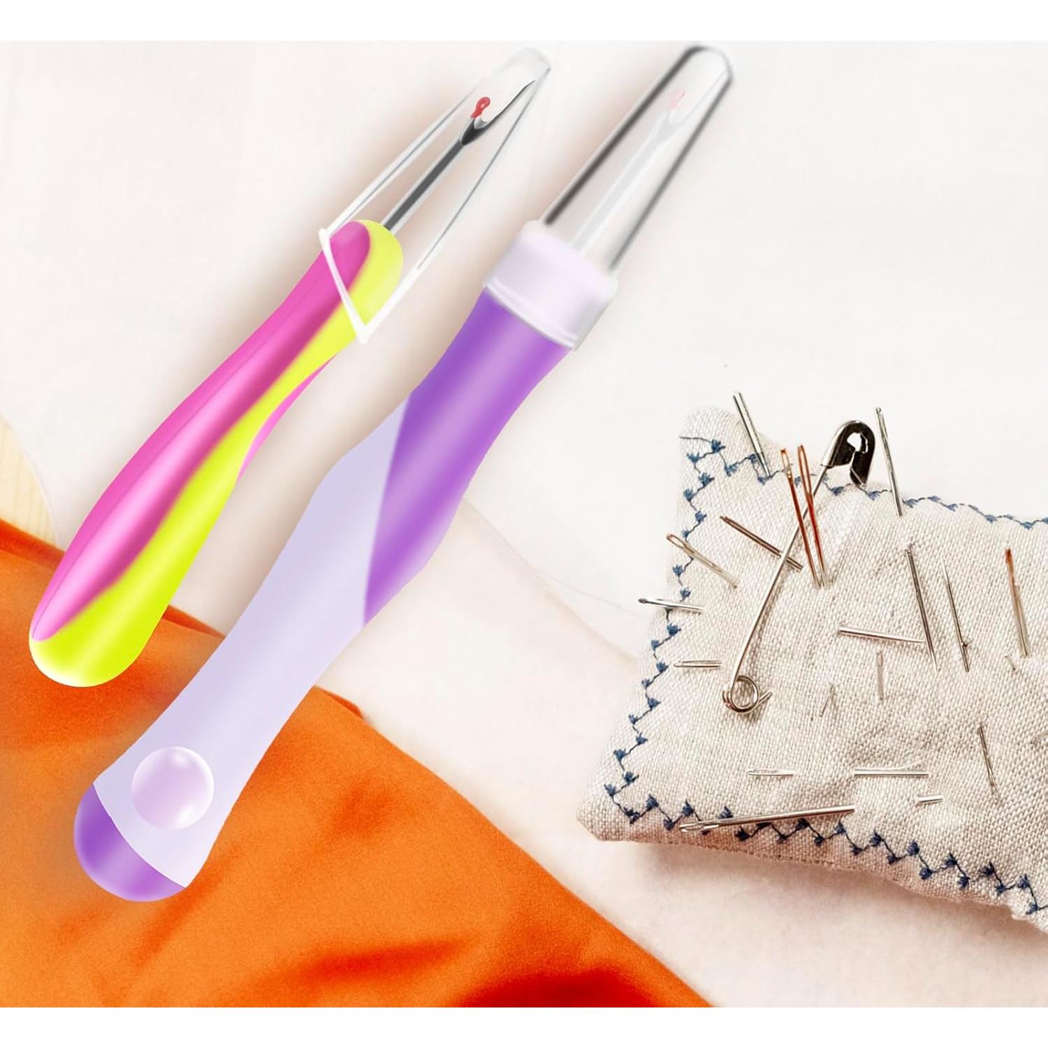 Desgarradores de Costura Aecsze 2 Pcs 13.2 cm Morado Verde