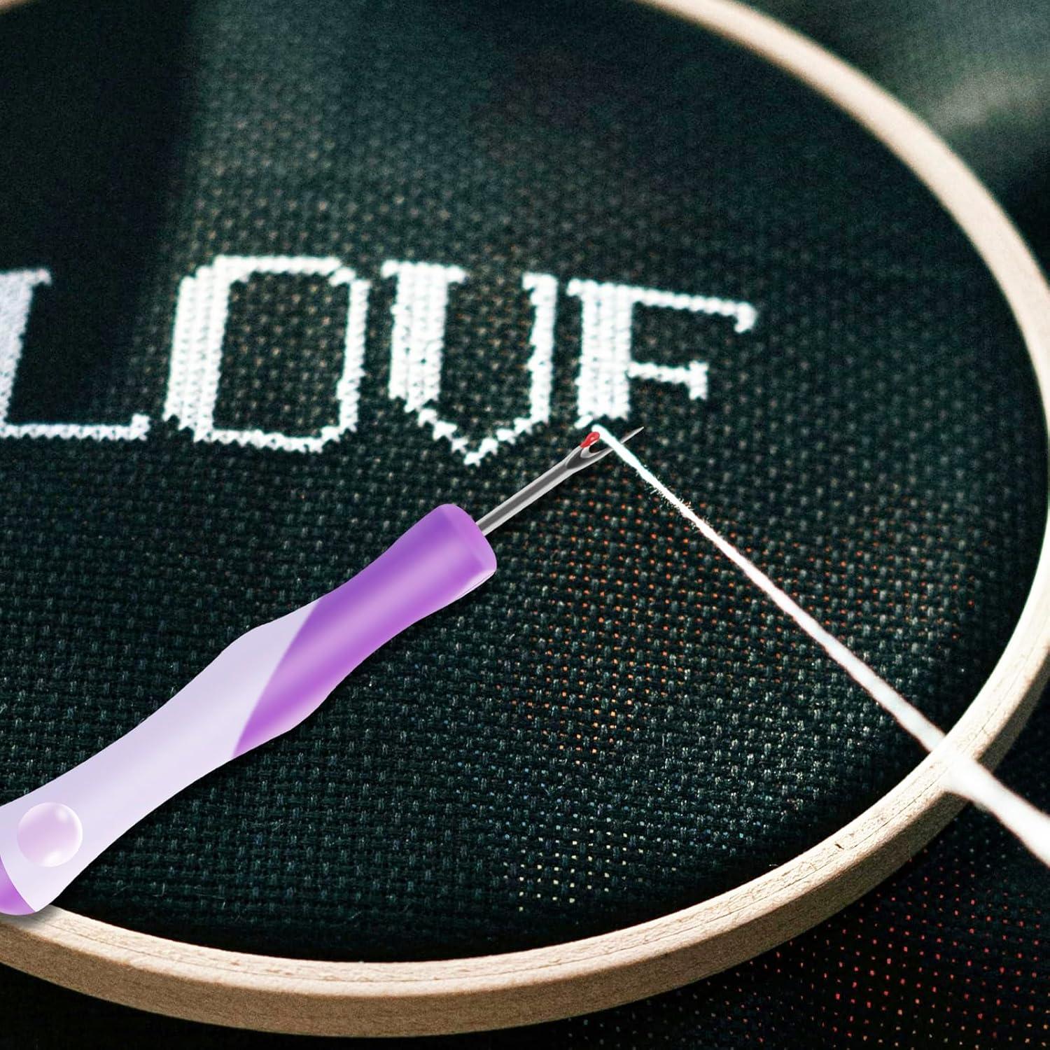 Desgarradores de Costura Aecsze 2 Pcs 13.2 cm Morado Verde