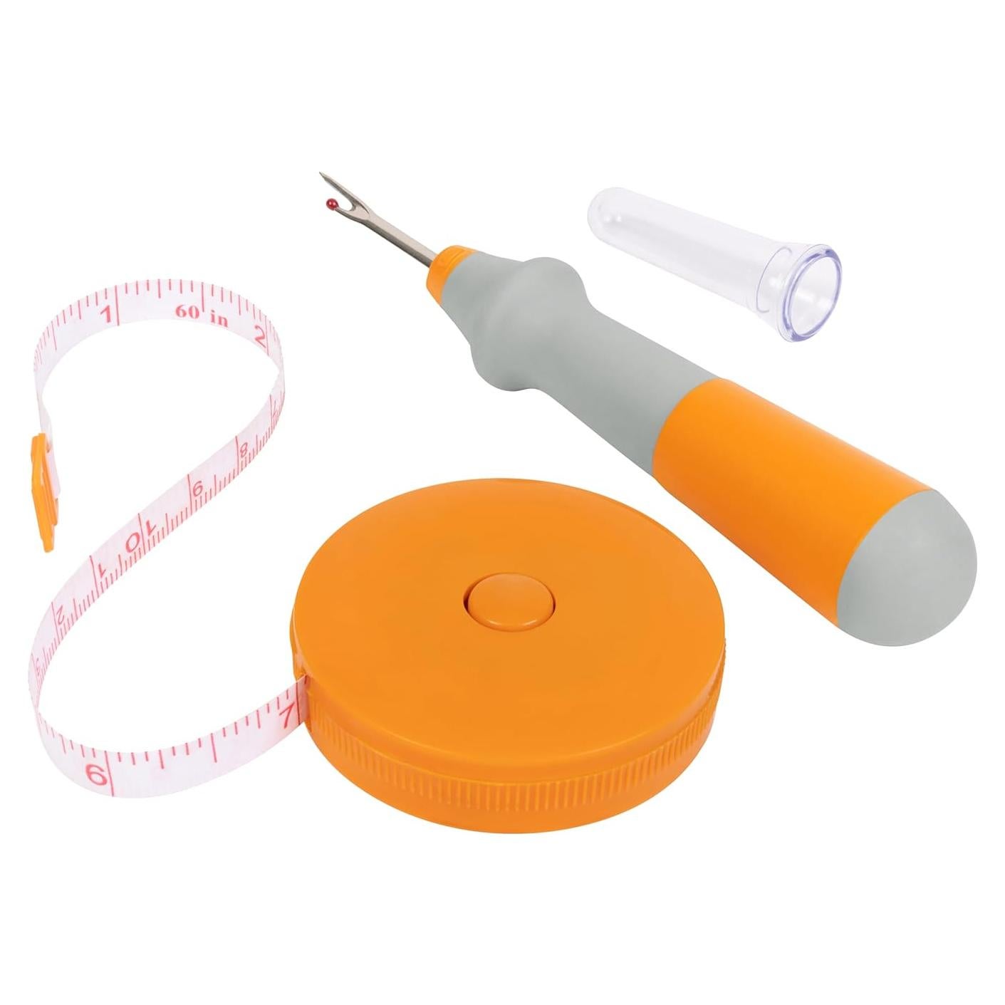 Juego de Desbarbador y Cinta Métrica Fiskars 1.5m