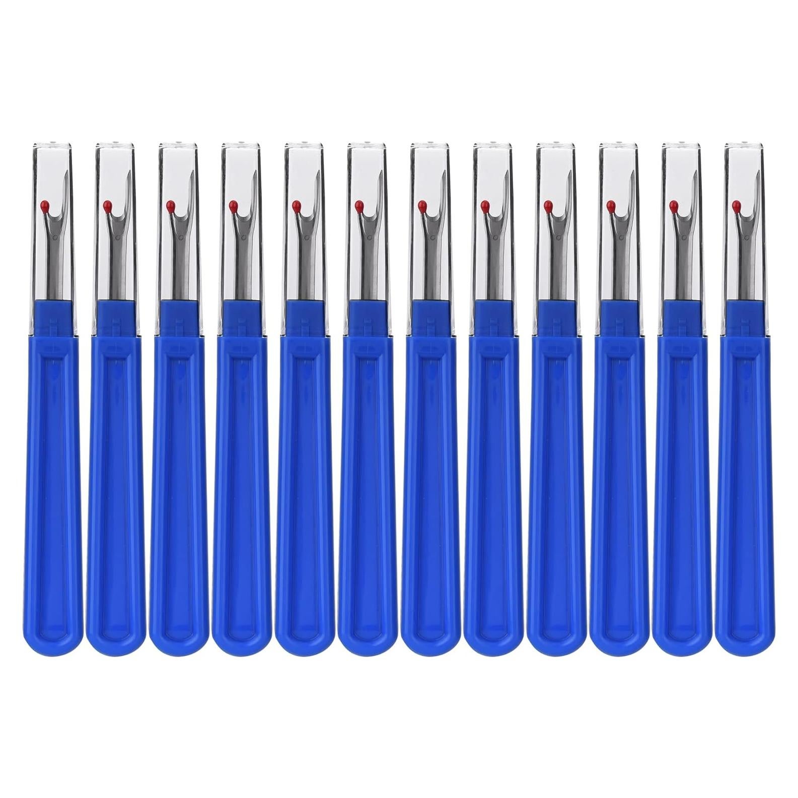 Rasgadores de Costura ESHATO 12 Piezas Azul con Tapa