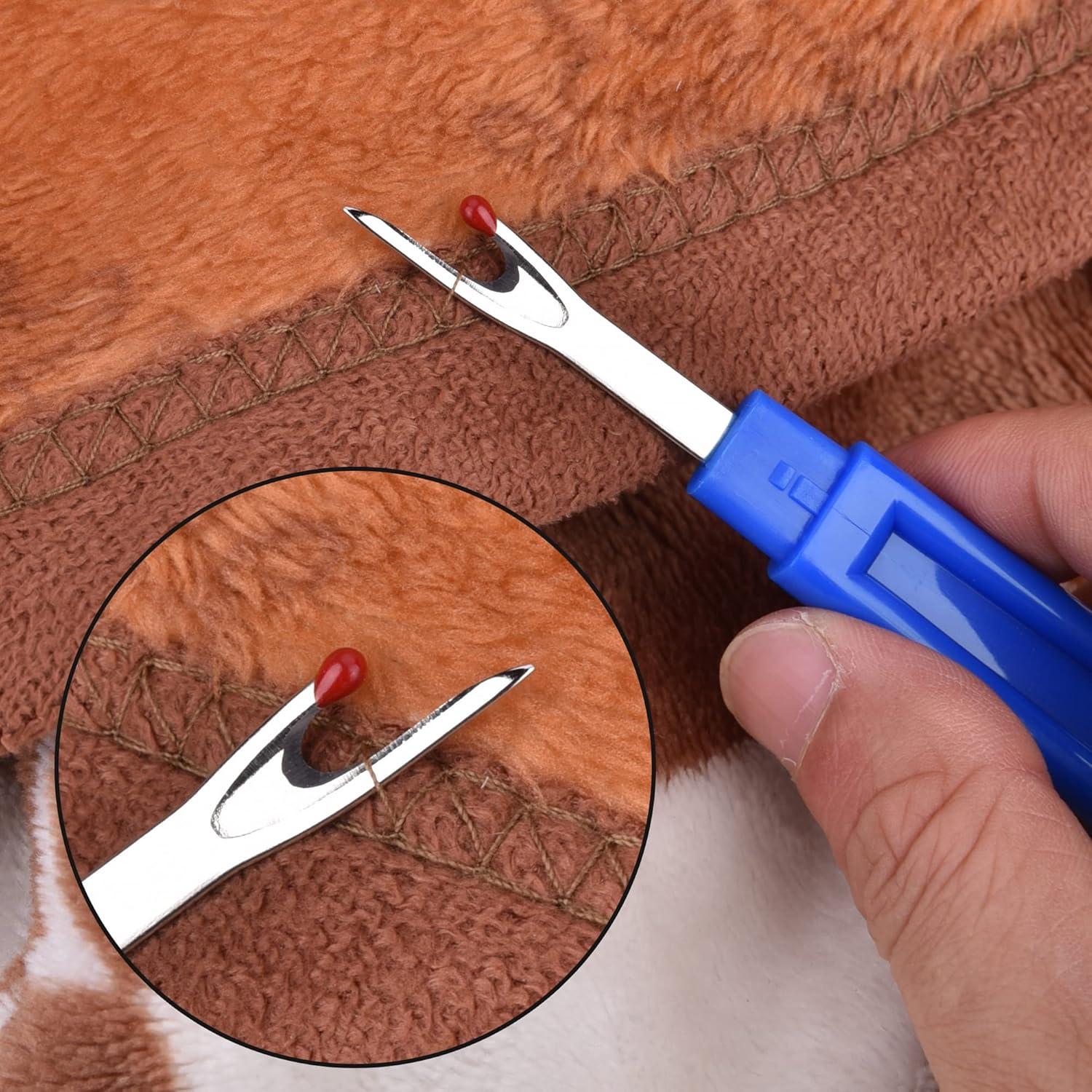 Rasgadores de Costura ESHATO 12 Piezas Azul con Tapa