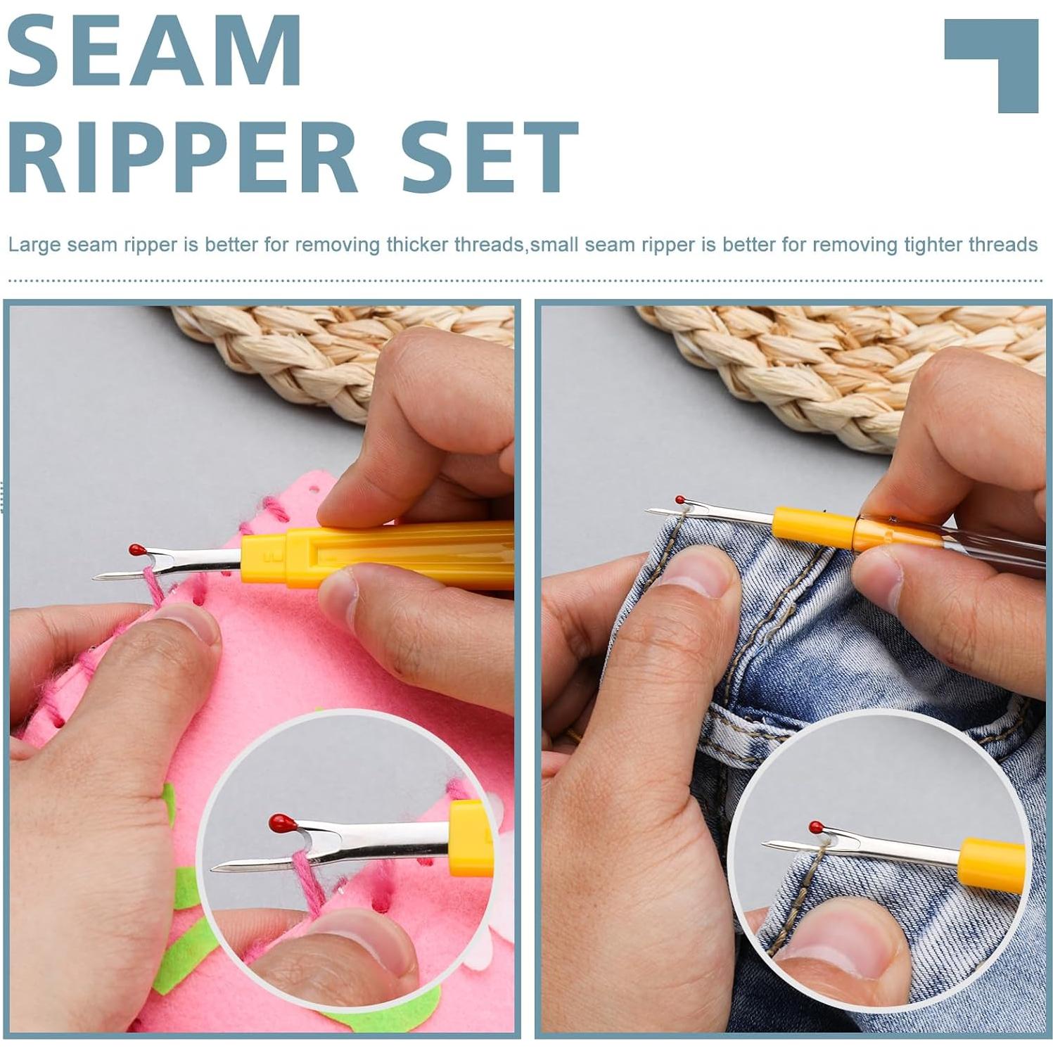 Kit de Desgarradores de Costuras ZMAAGG - 6 Piezas con Tijeras y Cinta Métrica