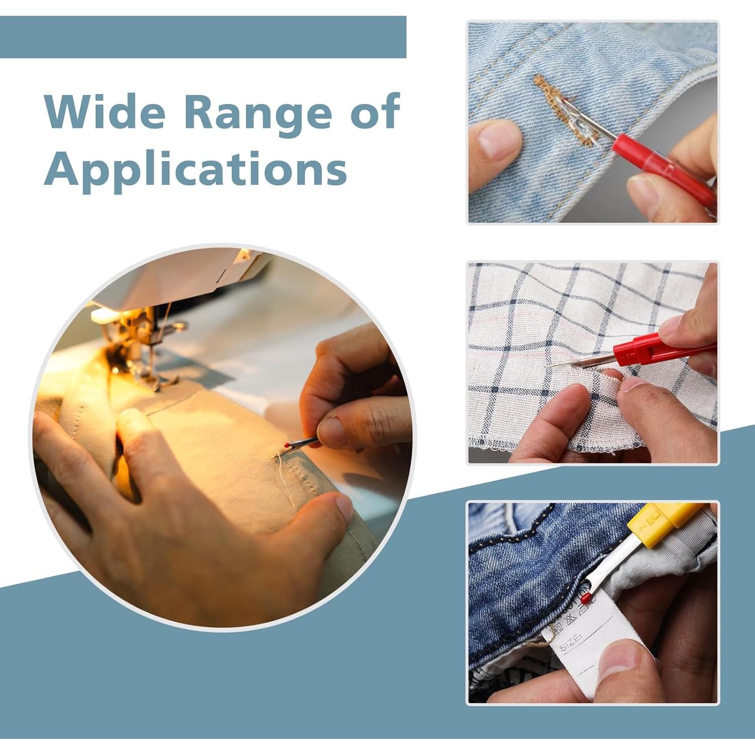 Kit de Desgarradores de Costuras ZMAAGG - 6 Piezas con Tijeras y Cinta Métrica