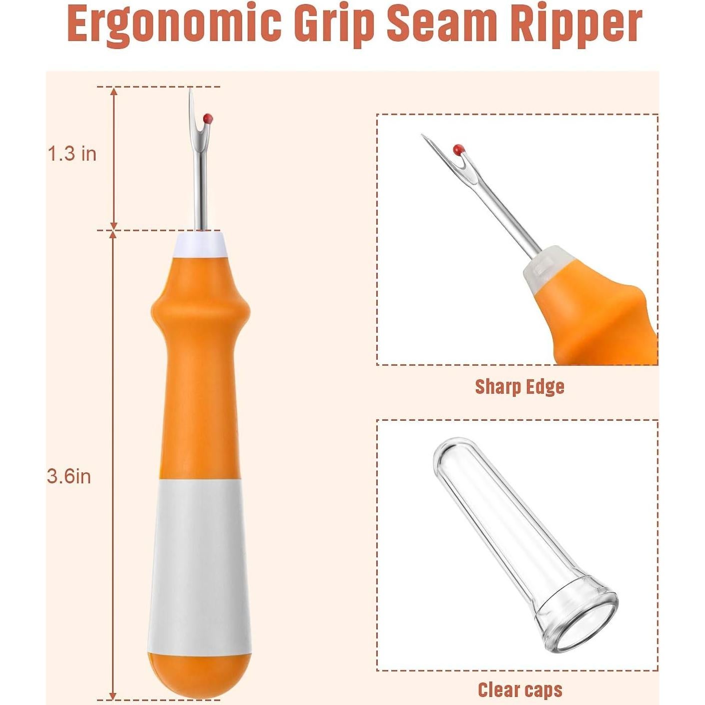 Desgarrador de Costuras Mudder 5 Piezas Ergonómico Colorido