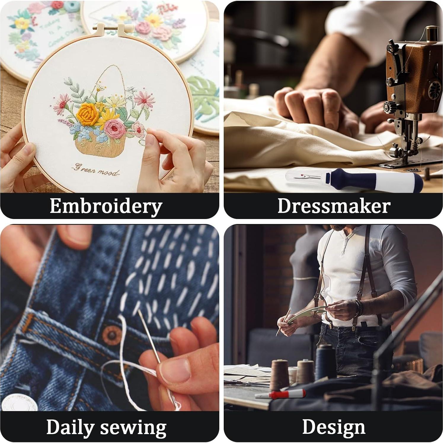 Desgarrador de Costura GDMINLO 3 Piezas Ergonomico 13 cm