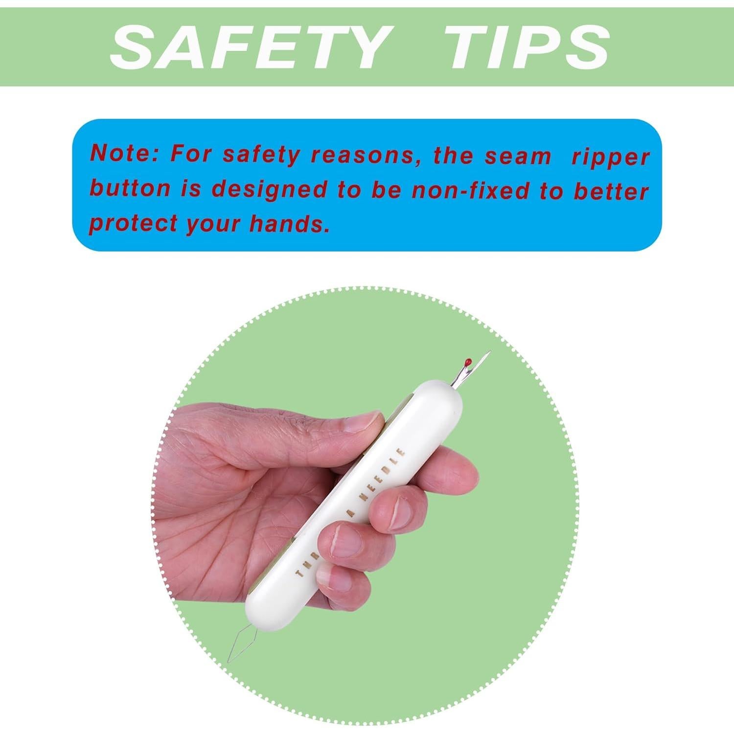 Desgarradores de Costura 2-en-1 Meggy - Enhebrador y Removedor