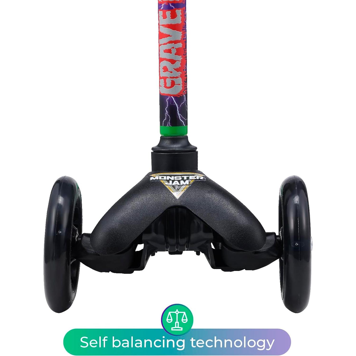 Scooter Autobalanceado Voyager Monster Jam 3 Ruedas Iluminadas