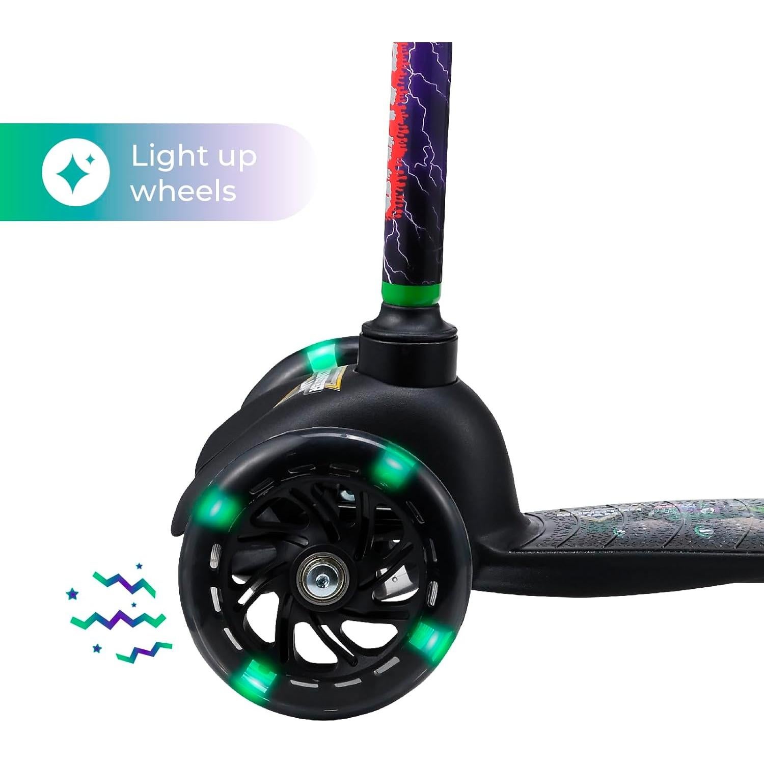 Scooter Autobalanceado Voyager Monster Jam 3 Ruedas Iluminadas