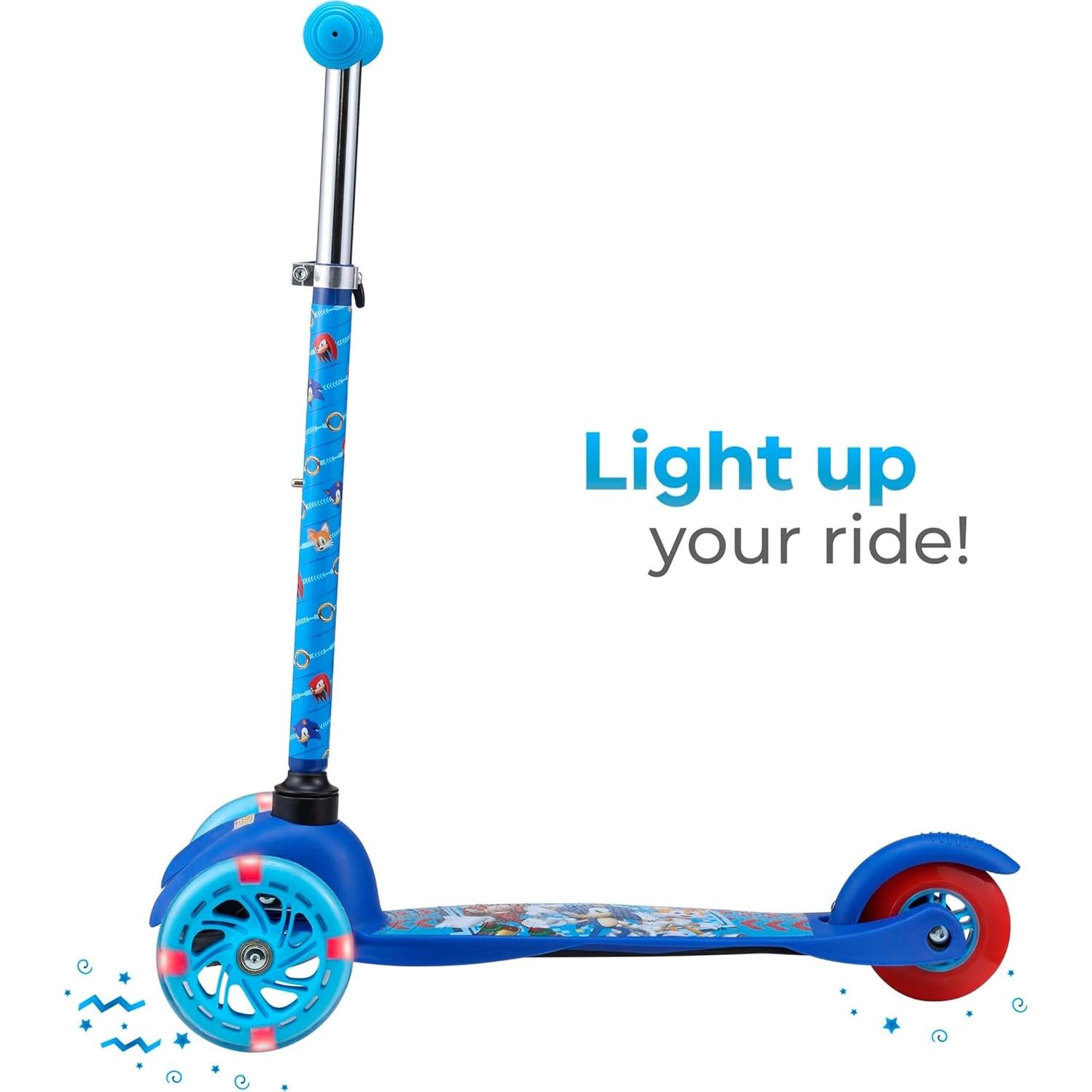 Scooter Voyager Sonic 3 Ruedas con Luces LED 2,08 kg