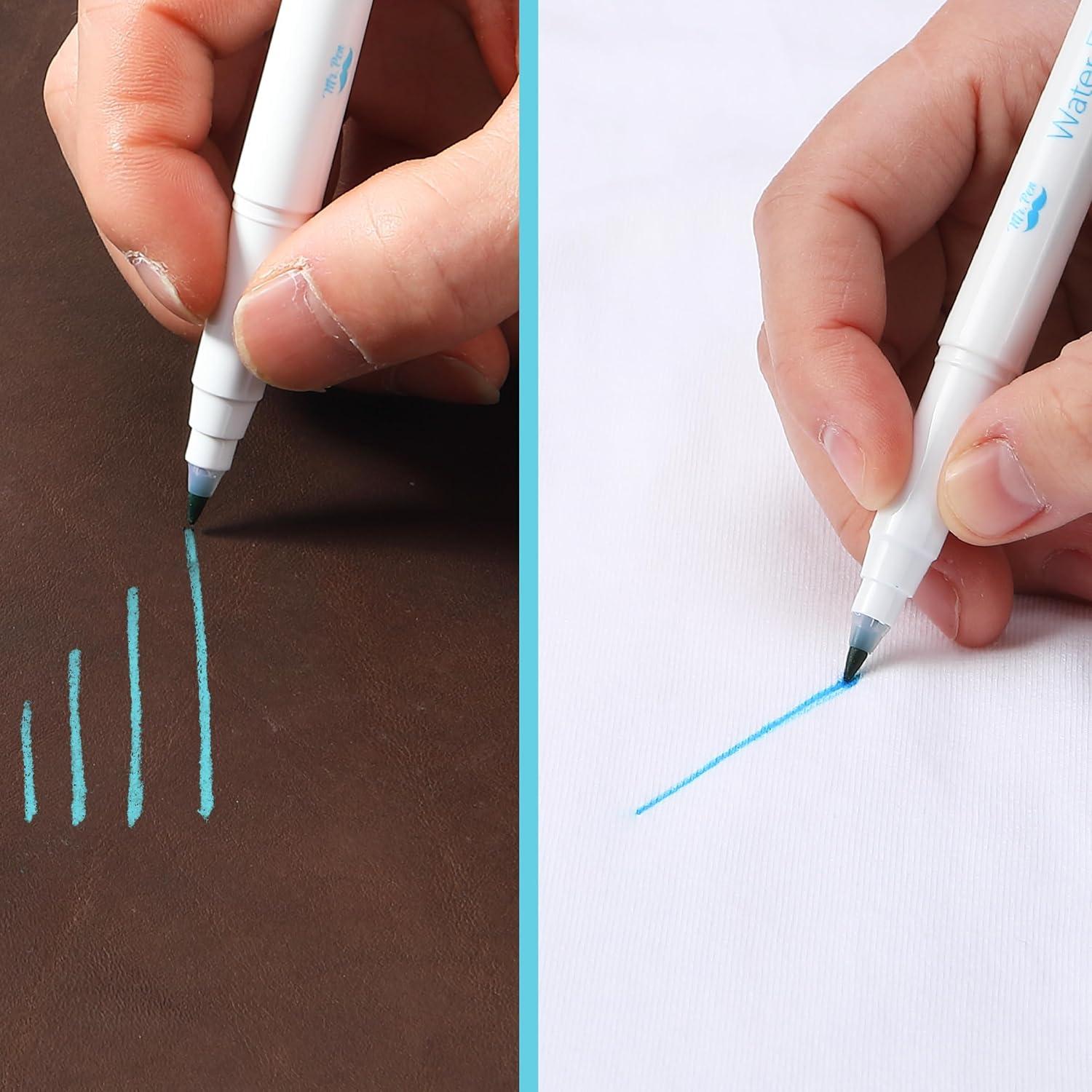 Marcadores de Tela Borrables Mr. Pen - 5 Paquetes Azul