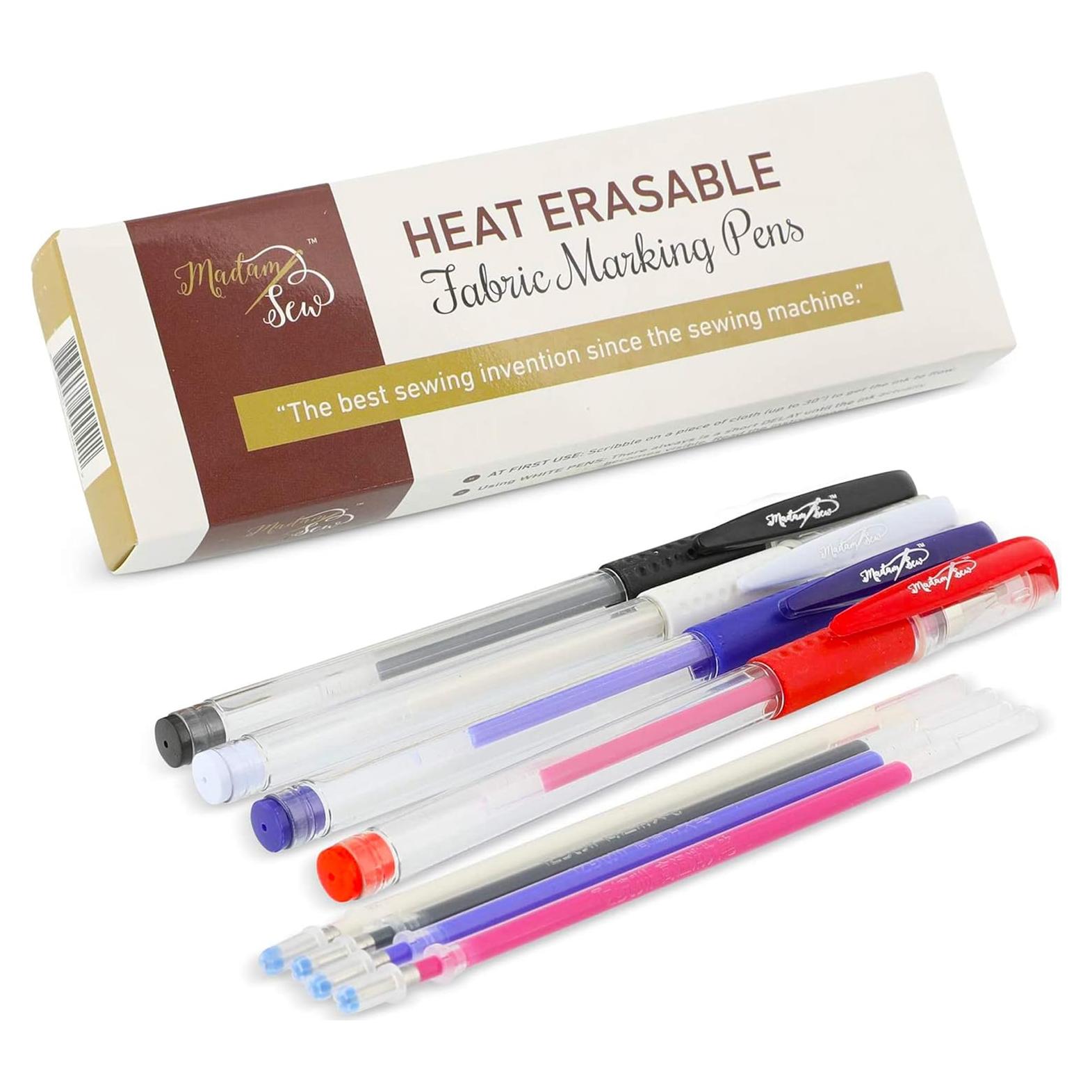 Bolígrafos Borrables por Calor Madam Sew - Set de 4 Colores