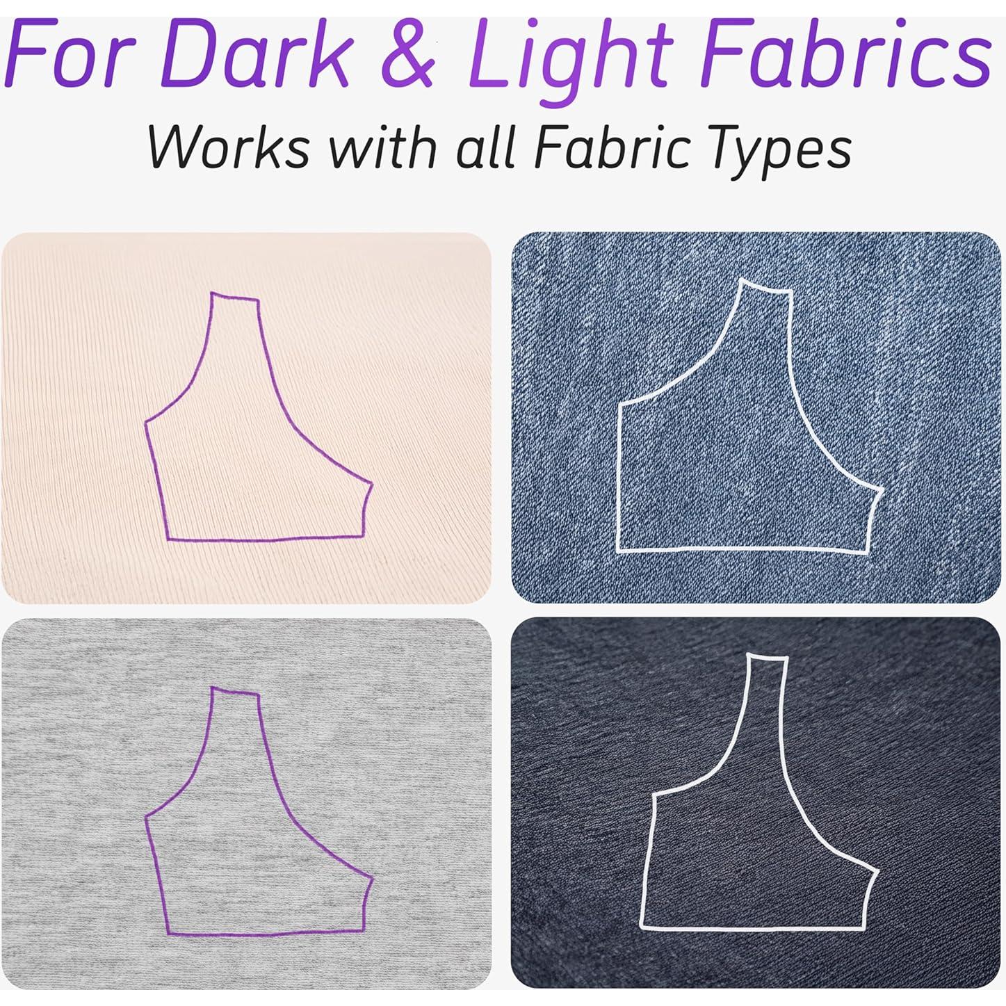 Marcadores Borrables por Calor Lange & König para Tela - 3 Recargas