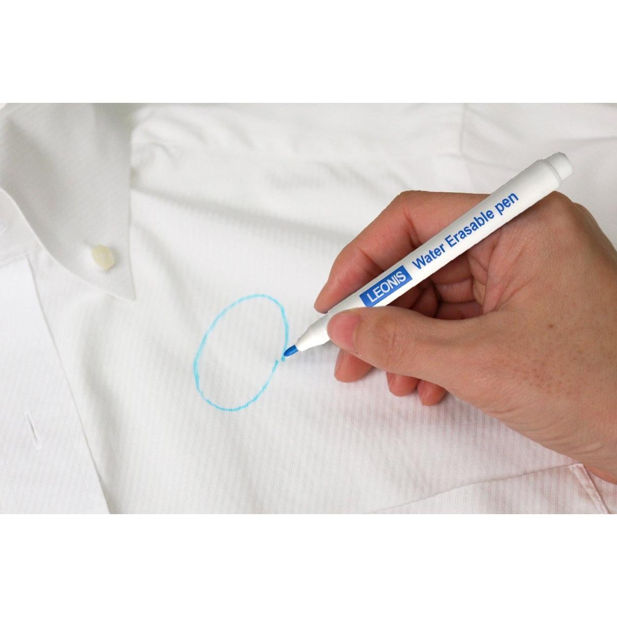 Bolígrafo de Marcado Borrable LEONIS Azul Paquete de 5