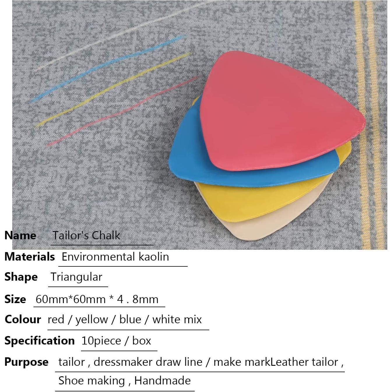 Kit de Costura CampTek - 10 Tizas, 4 Bolígrafos Borrables, 3 Lápices