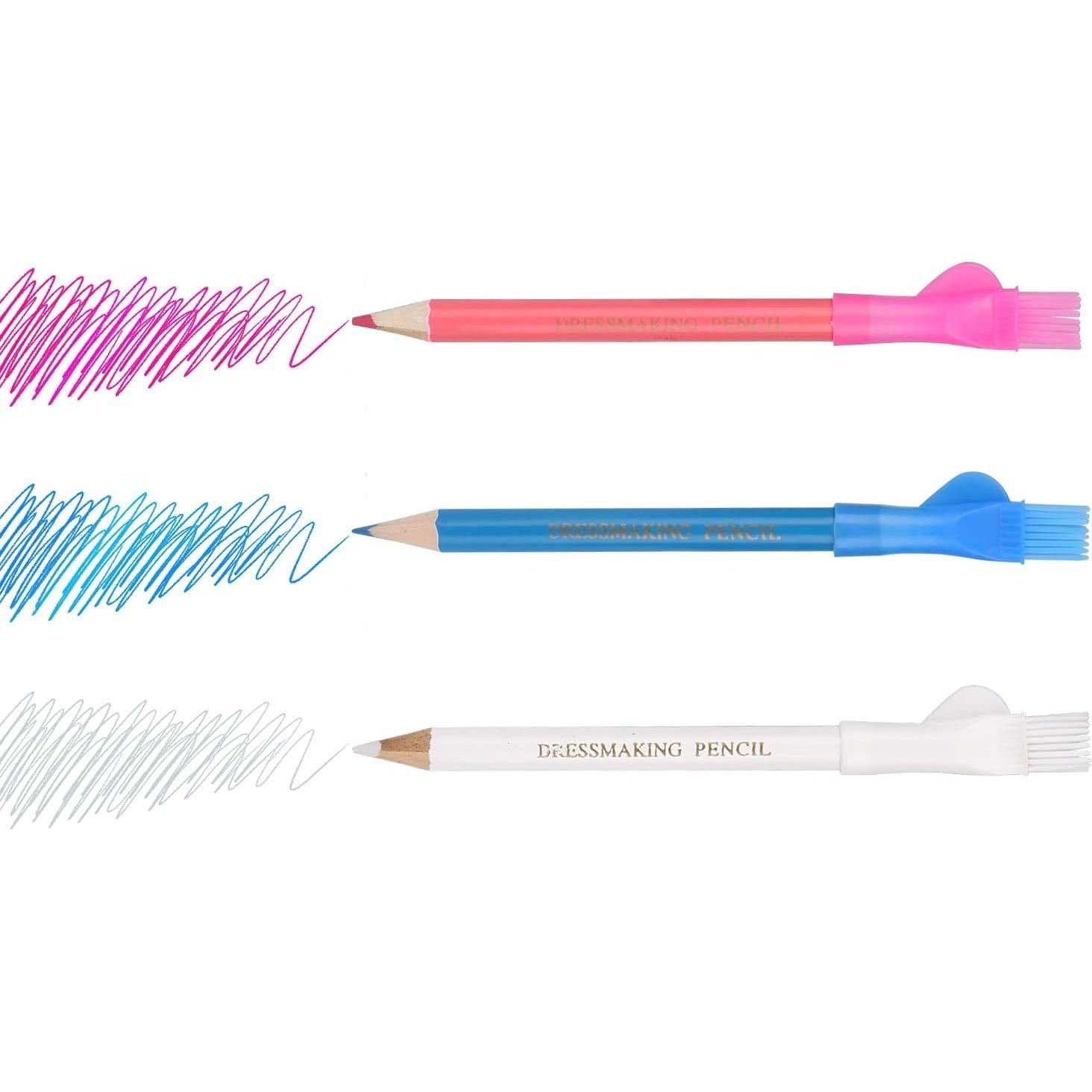 Kit de Costura CampTek - 10 Tizas, 4 Bolígrafos Borrables, 3 Lápices