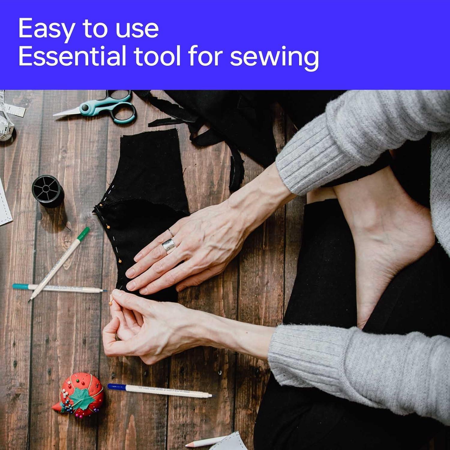 Juego de 12 Marcadores de Tela Borrables Dinggaogao 0.5-0.7mm