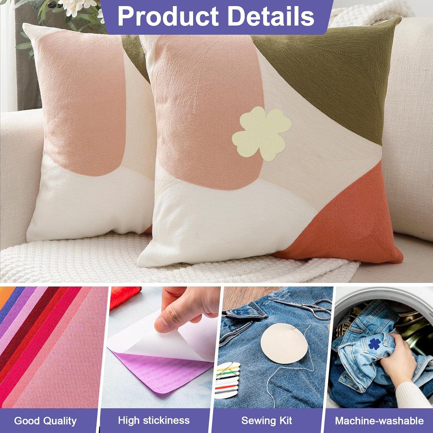 Kit de Parches Termoadhesivos Amrules 30 Piezas 12.4x9.4cm