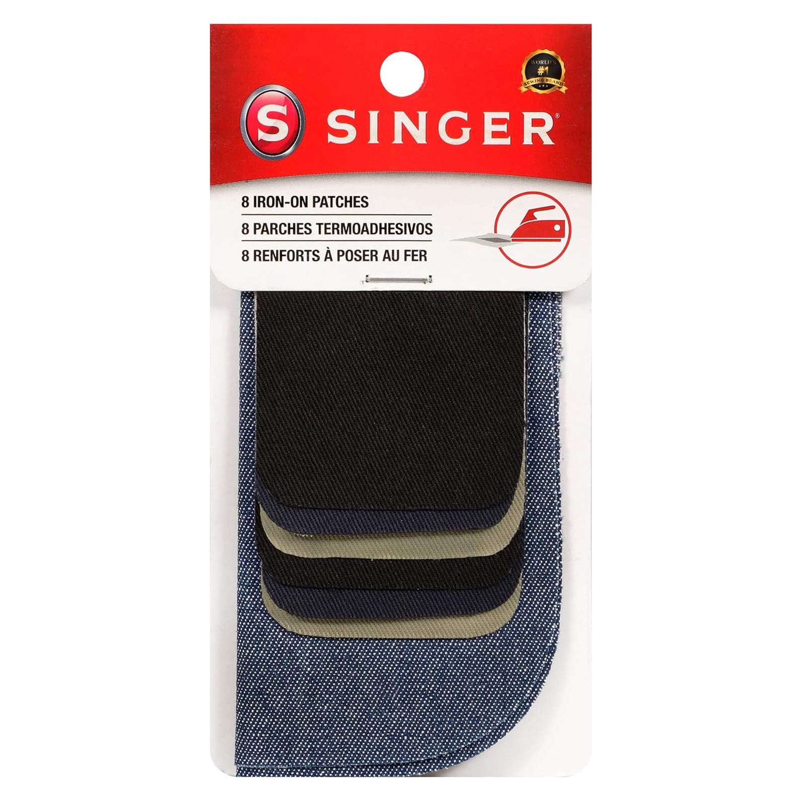Parches Termoadhesivos SINGER Denim y Twill 8 Piezas