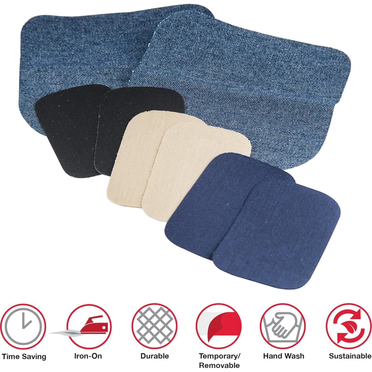 Parches Termoadhesivos SINGER Denim y Twill 8 Piezas