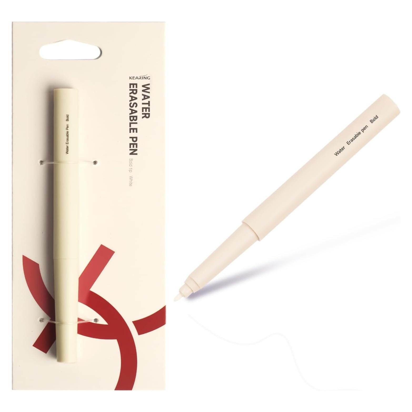 Bolígrafo Borrable KEARING EWW10 para Tela, Tinta Soluble